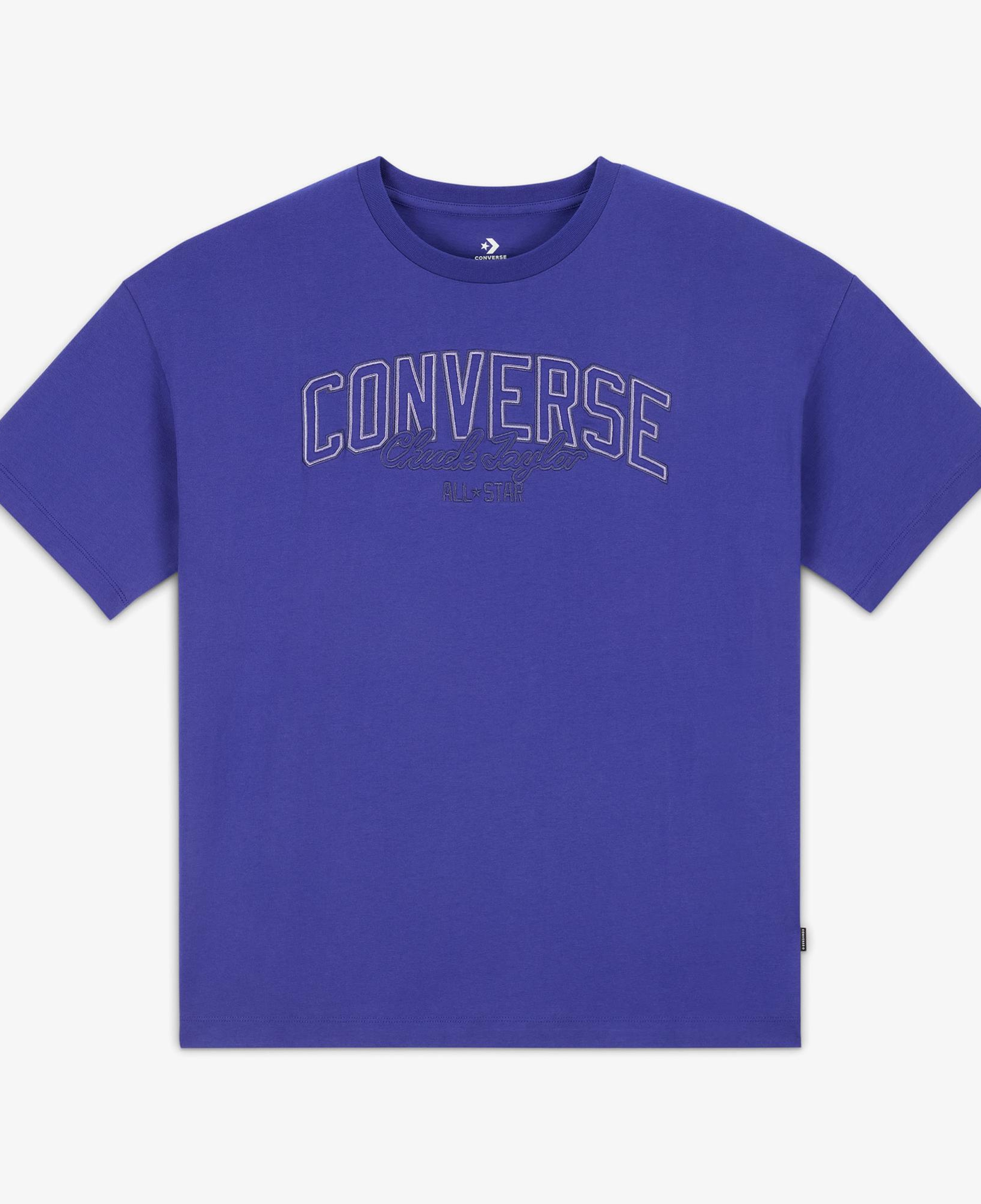 Converse Classic Kadın Baskılı Mor T-Shirt
