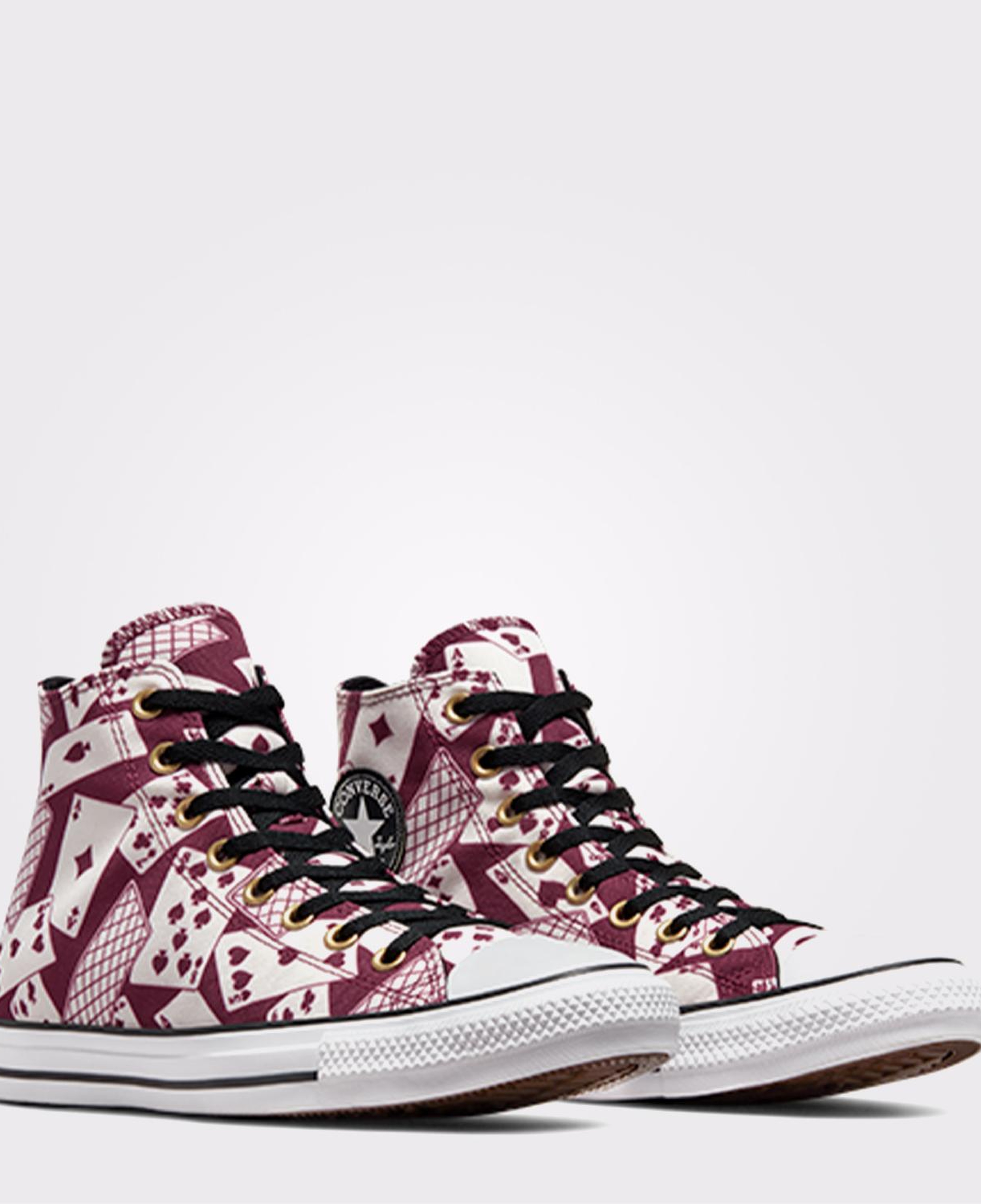 Converse Chuck Taylor All Star Cards Unisex Bordo Sneaker