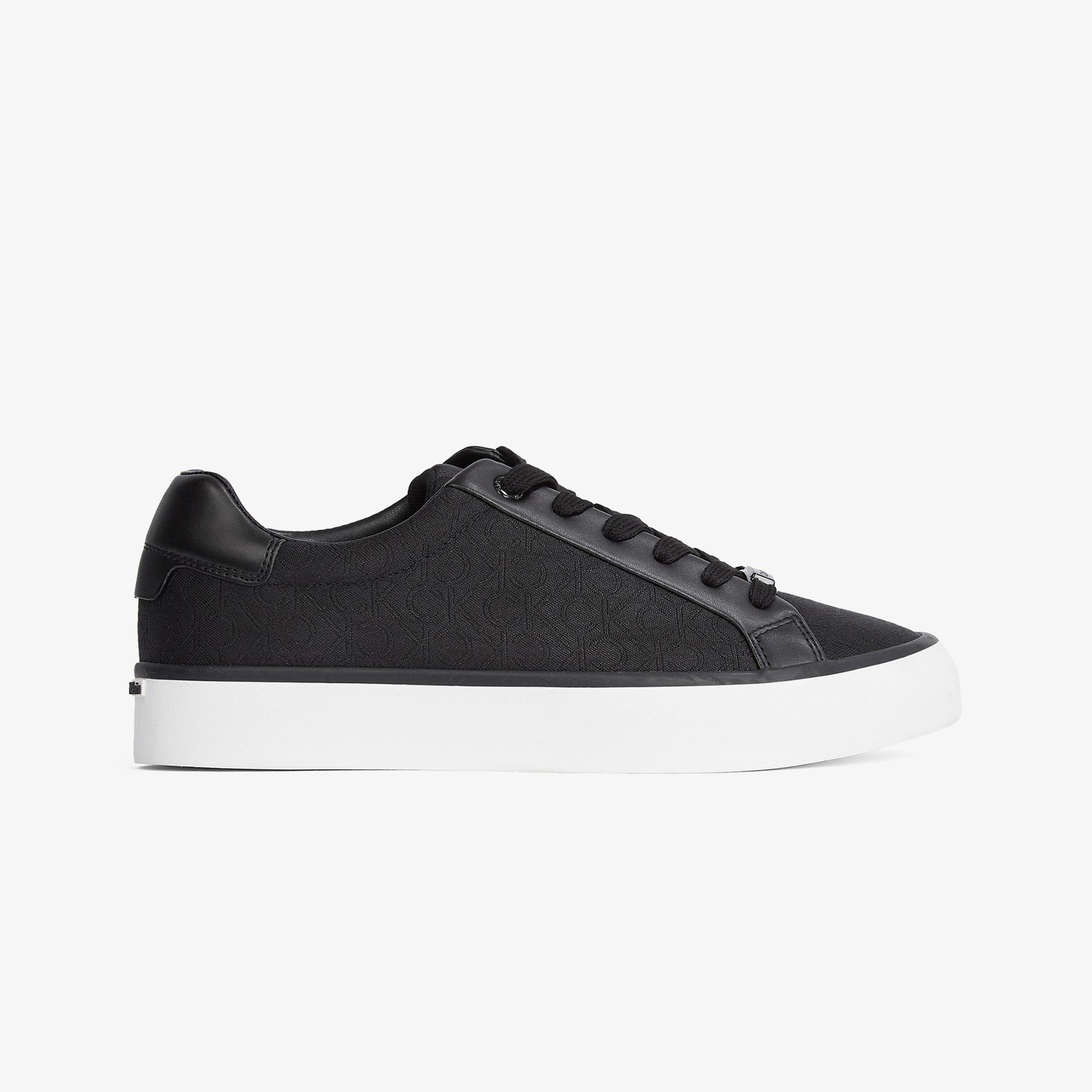 Calvin Klein Vulcanic Lace Up Kadın Siyah Sneaker
