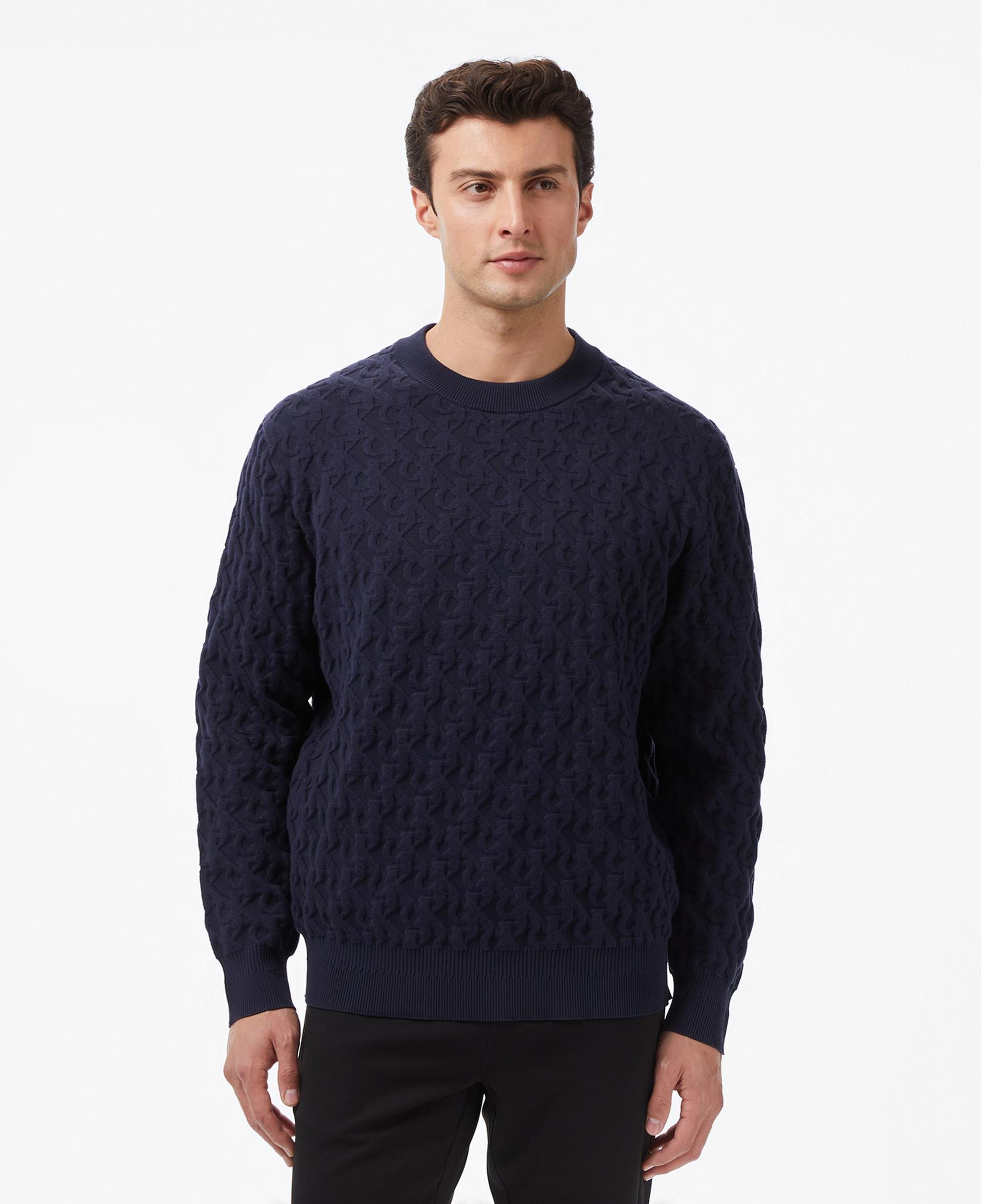 Calvin Klein Erkek Lacivert Kazak