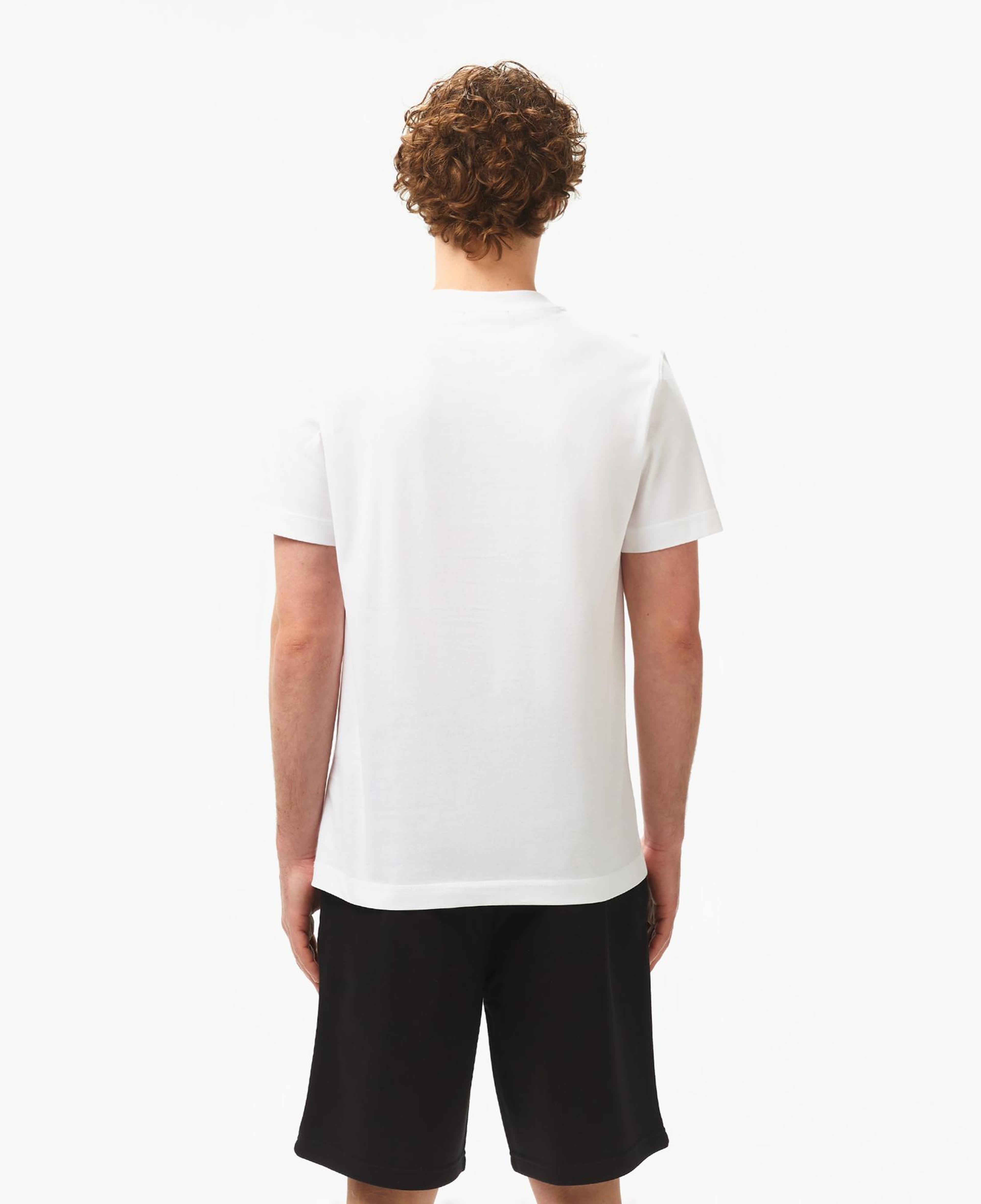 Calvin Klein Woven Label Regular Erkek Beyaz T-Shirt