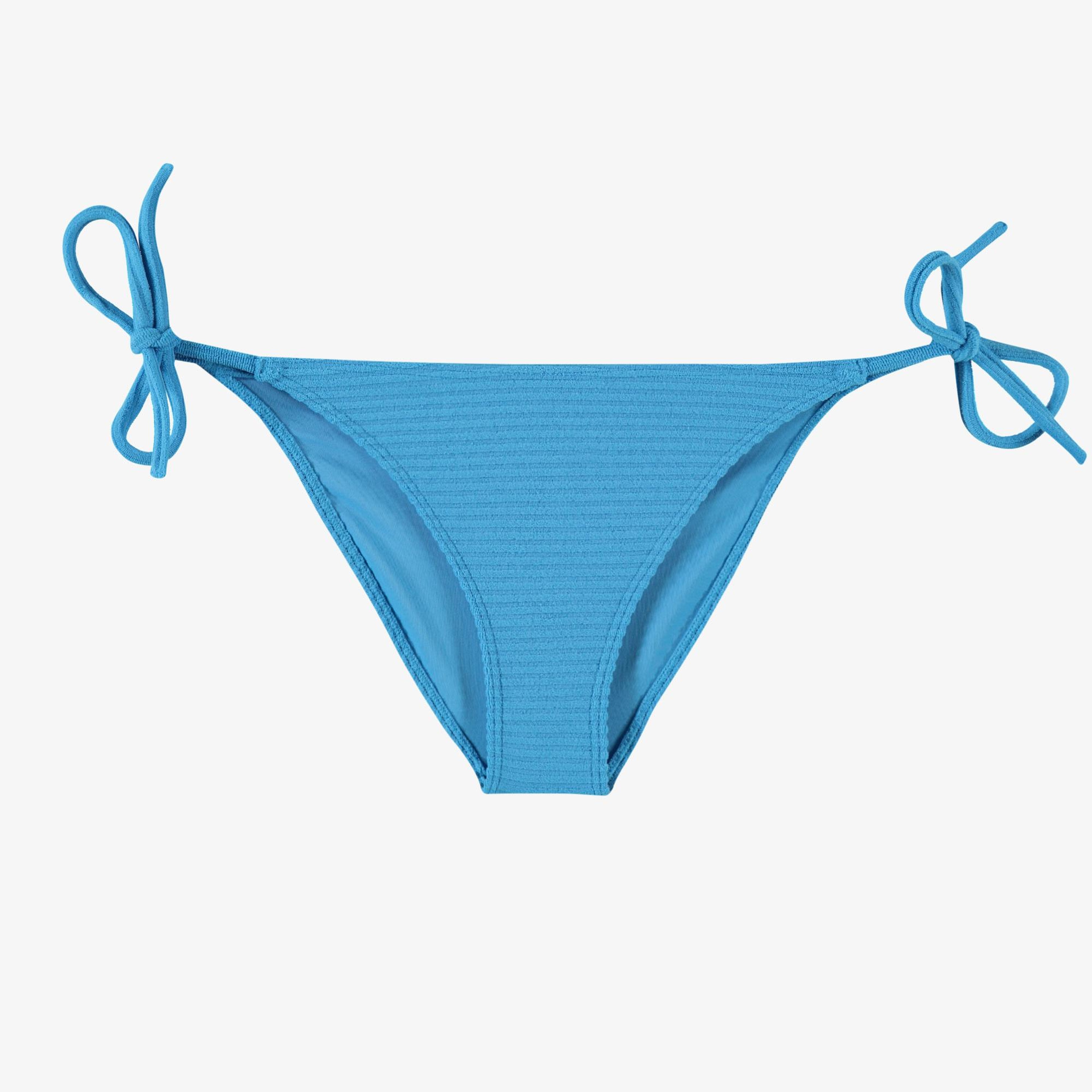 Calvin Klein Monogram Rib Kadın Mavi Bikini Altı