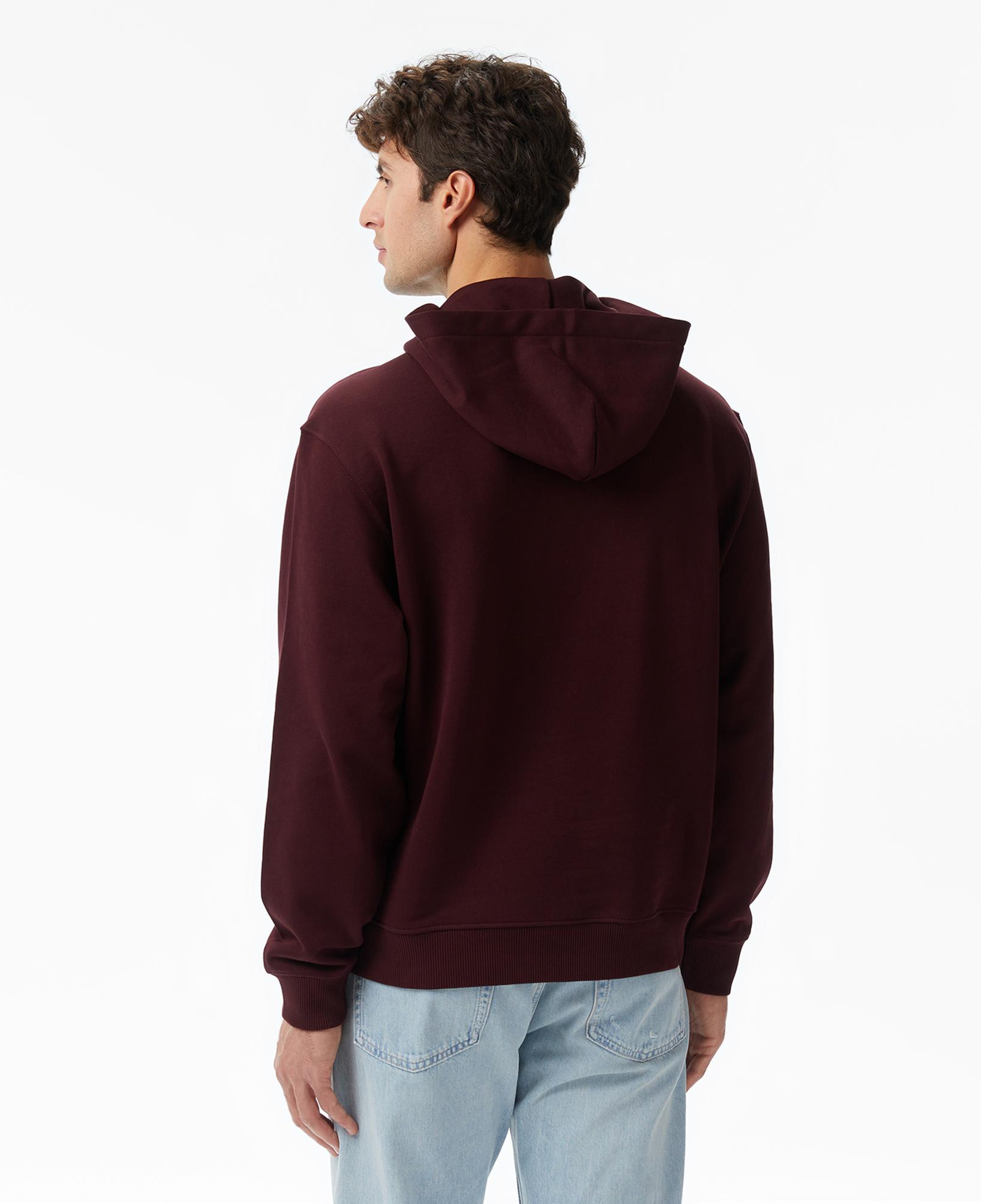 Calvin Klein Standard Logo Terry Erkek Bordo Sweatshirt
