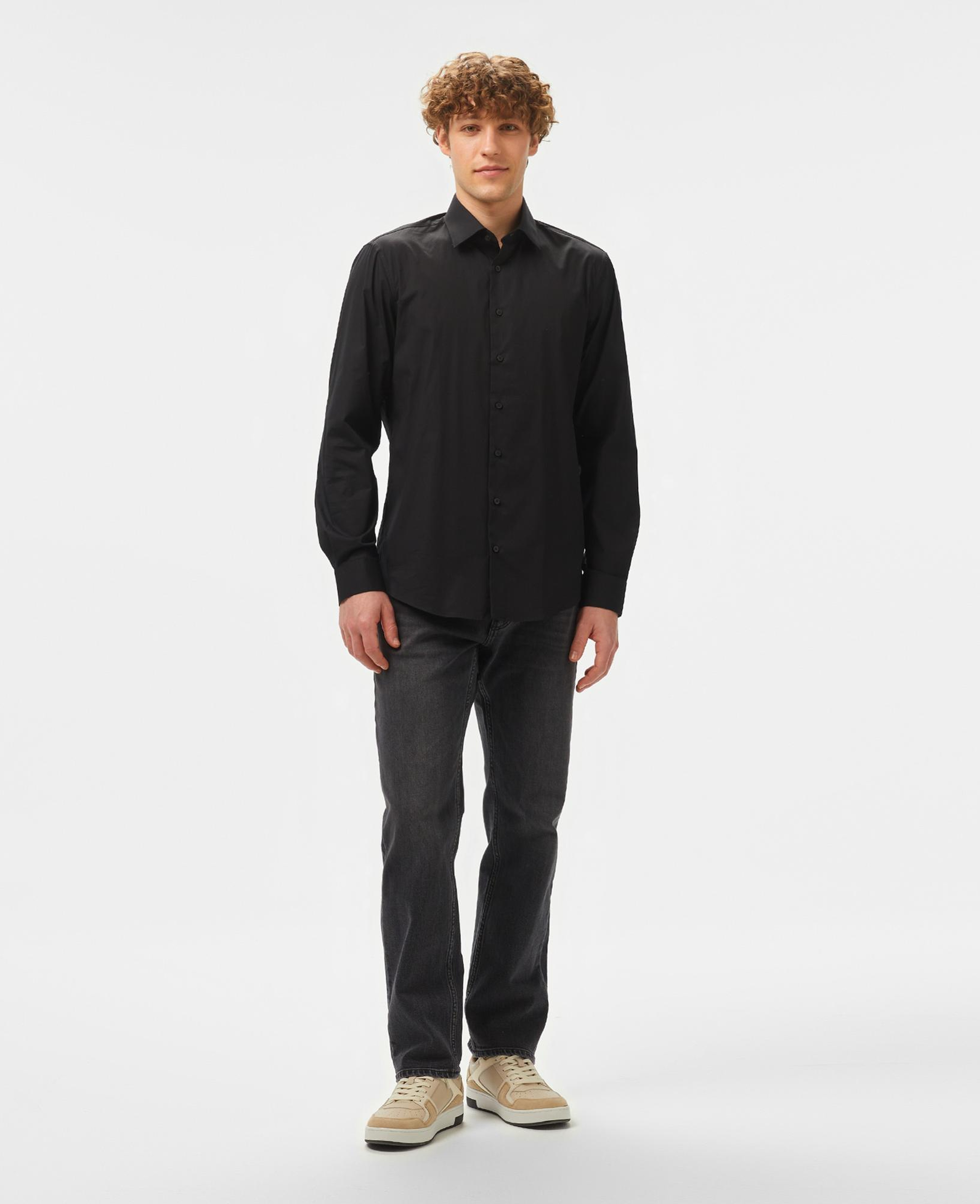 Calvin Klein Standard Straight Erkek Siyah Jean