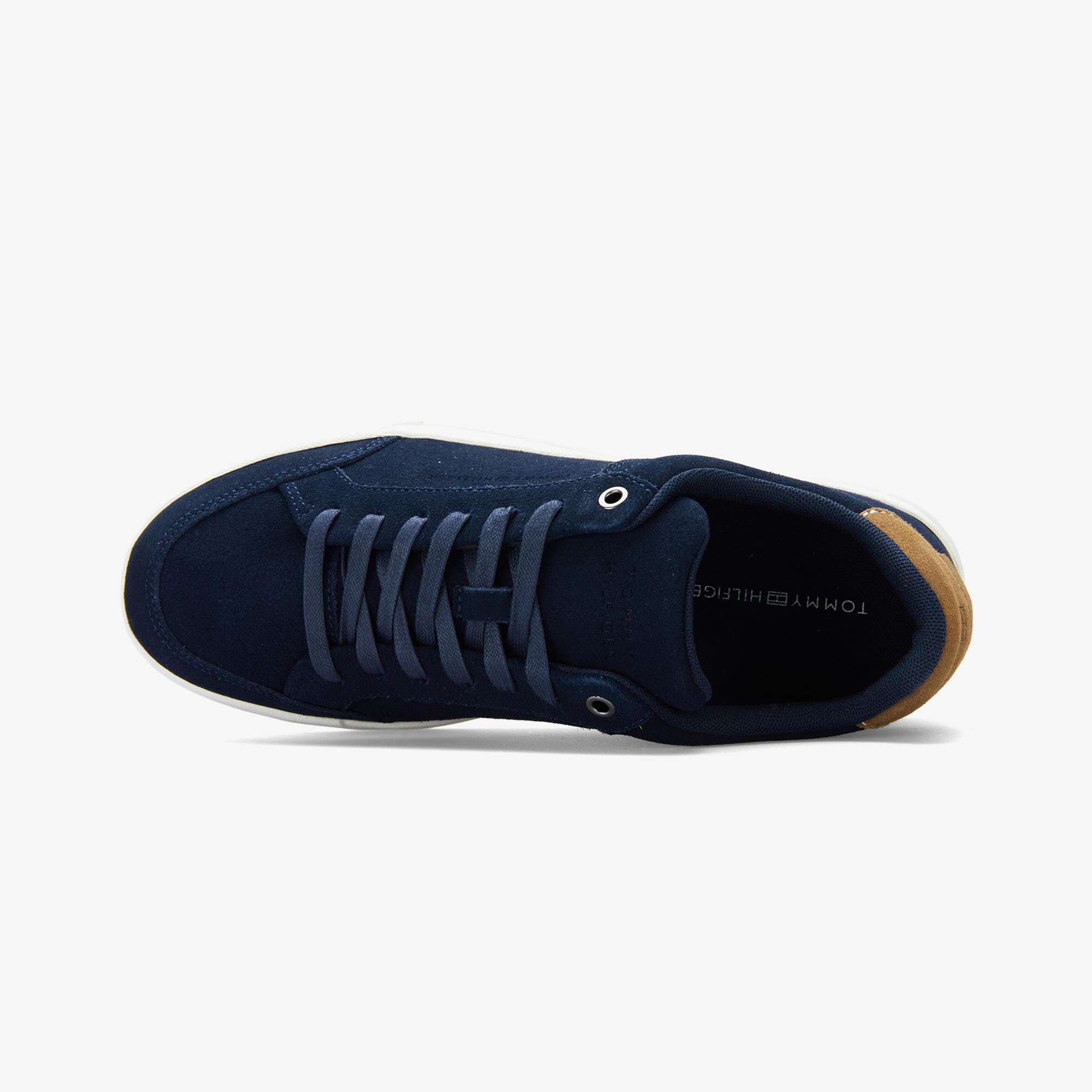 Tommy Hilfiger Court Summer Suede Erkek Lacivert Sneaker