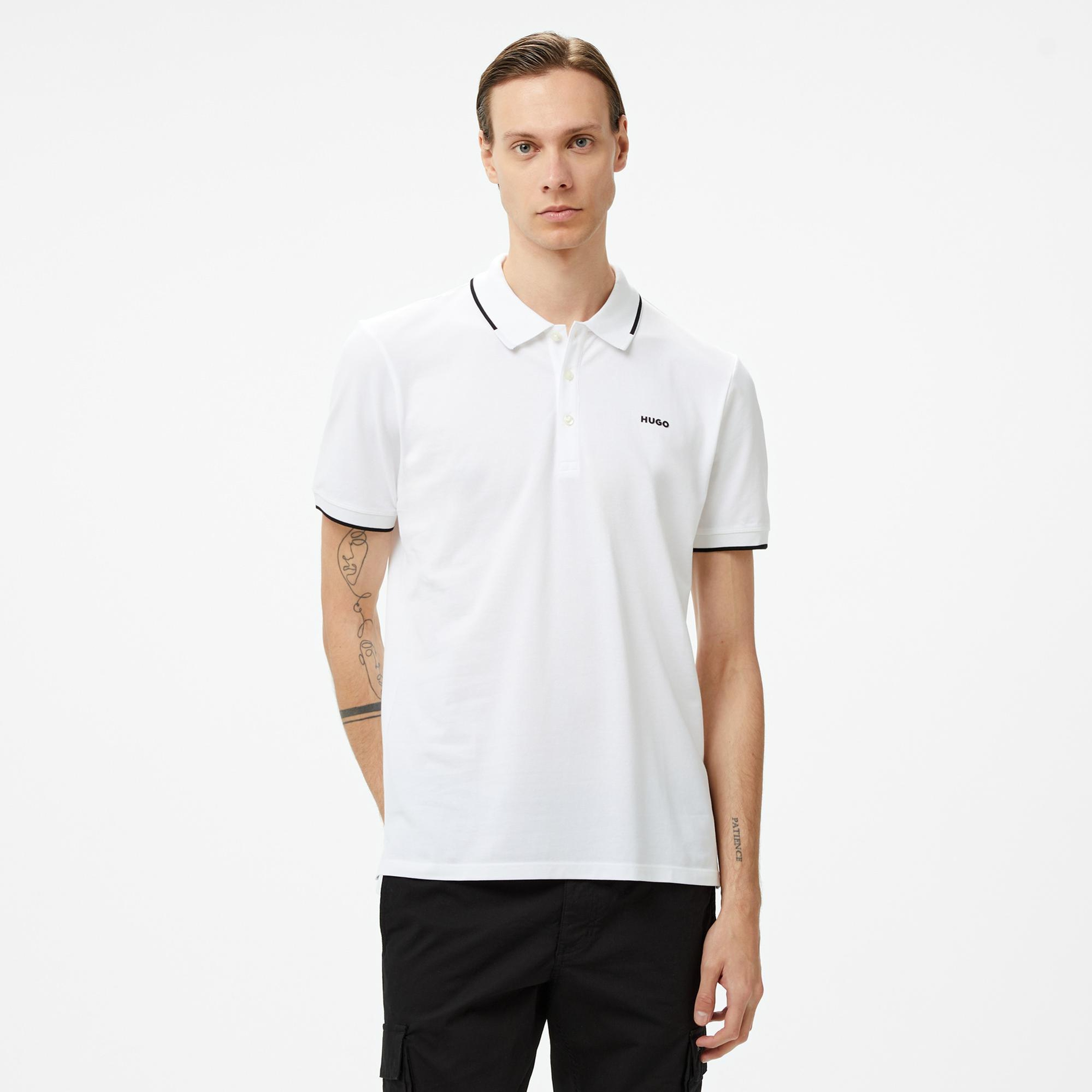 Hugo Dinoso 222 Erkek Beyaz Polo