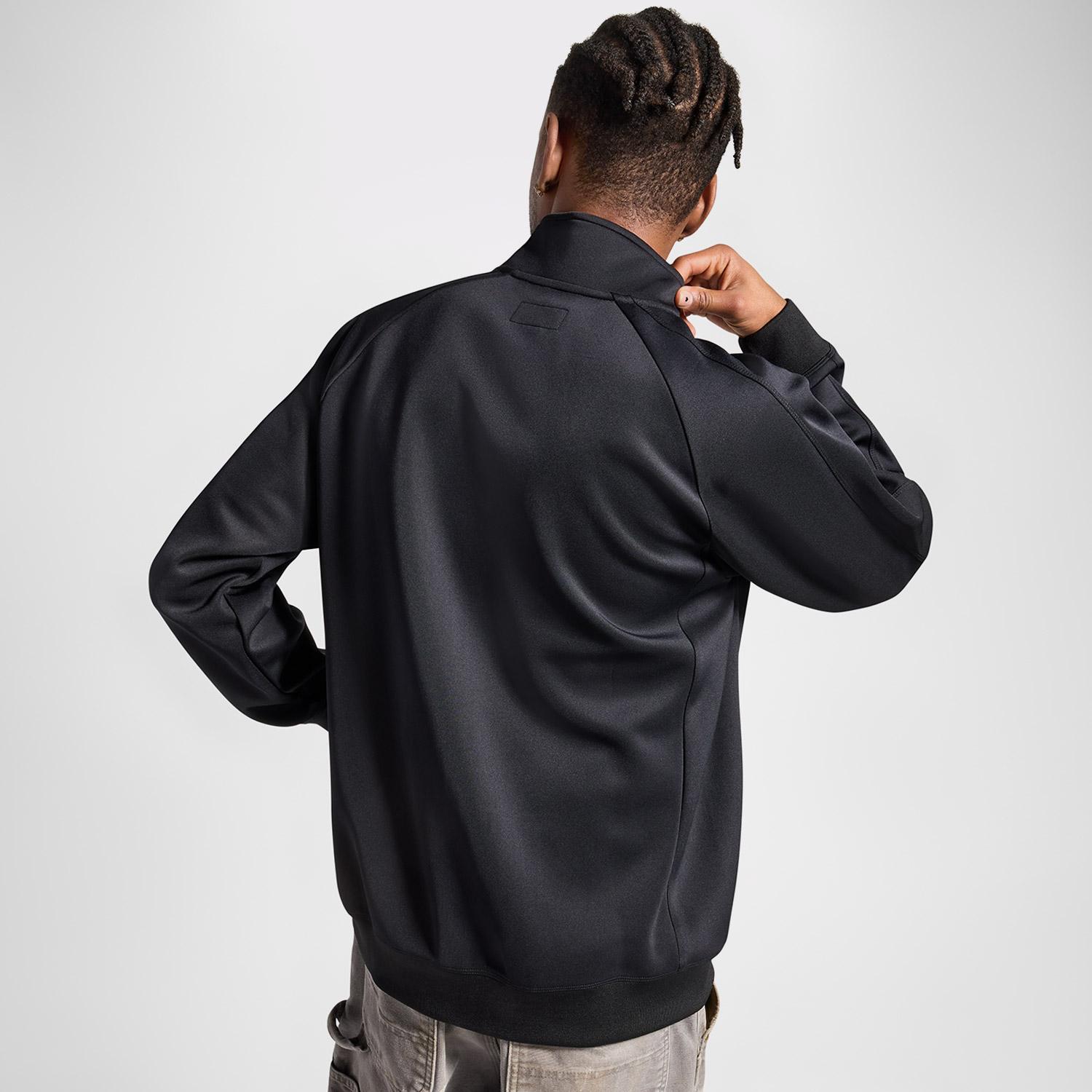 Converse Erkek Fermuarlı Siyah Eşofman Üstü