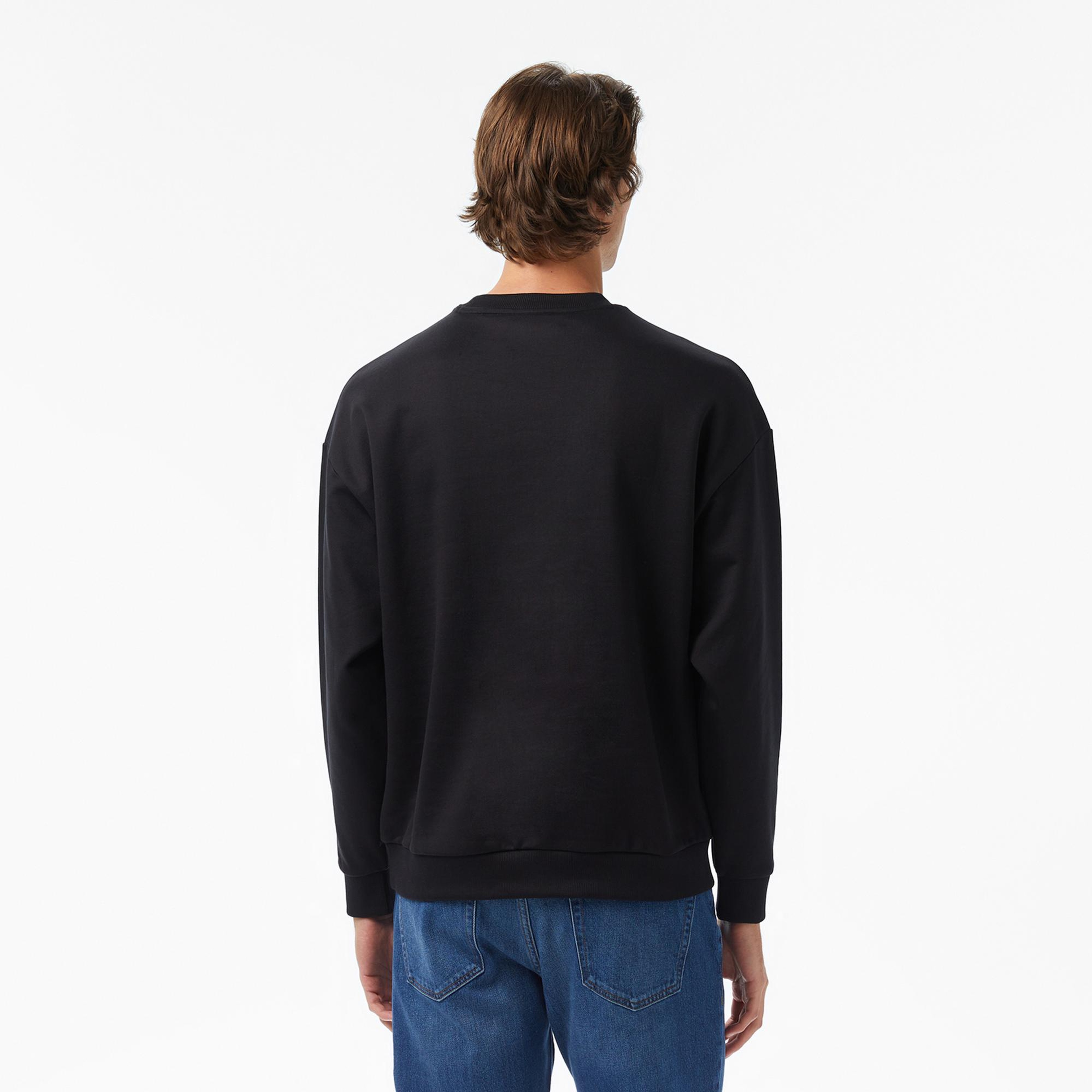 Hugo Dinex Erkek Siyah Sweatshirt