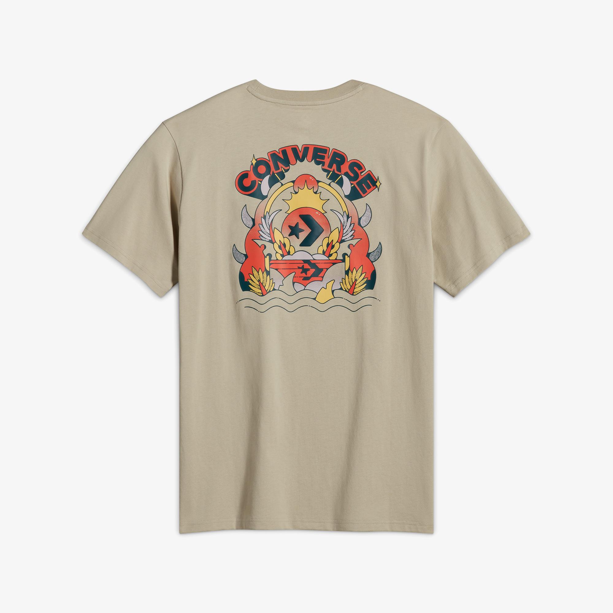 Converse Erkek Bej T-Shirt