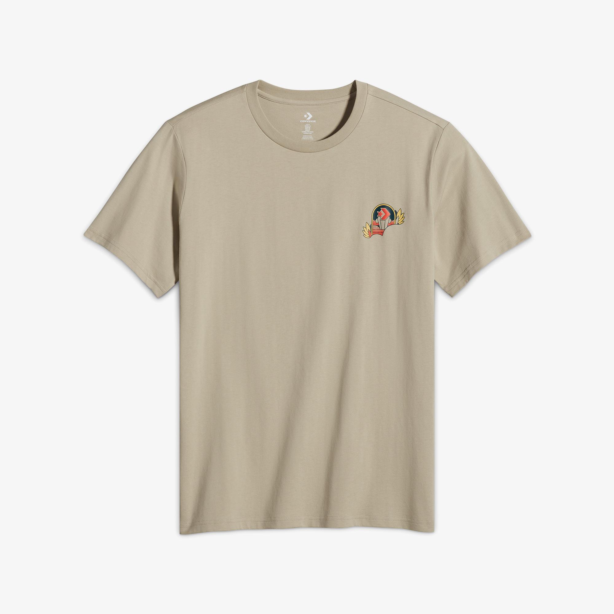 Converse Erkek Bej T-Shirt