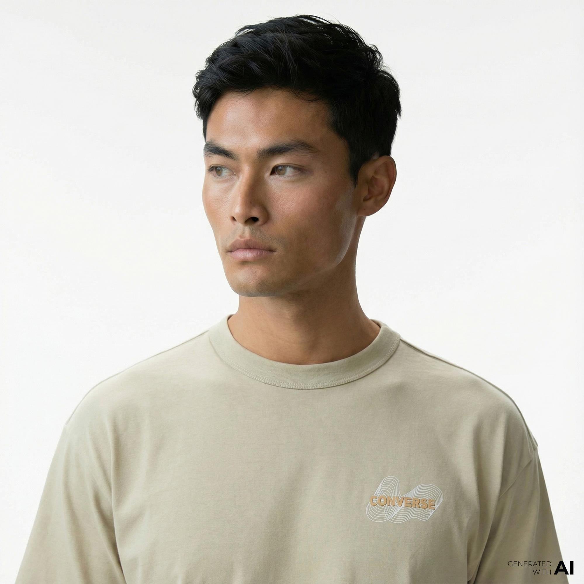 Converse Erkek Haki T-Shirt