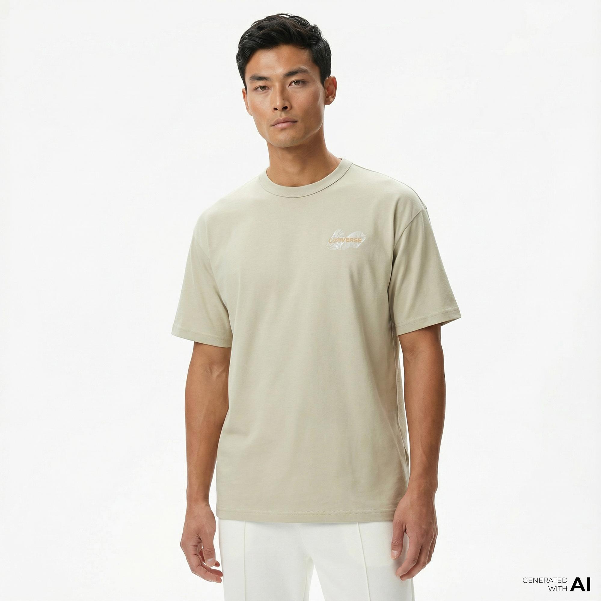 Converse Erkek Haki T-Shirt