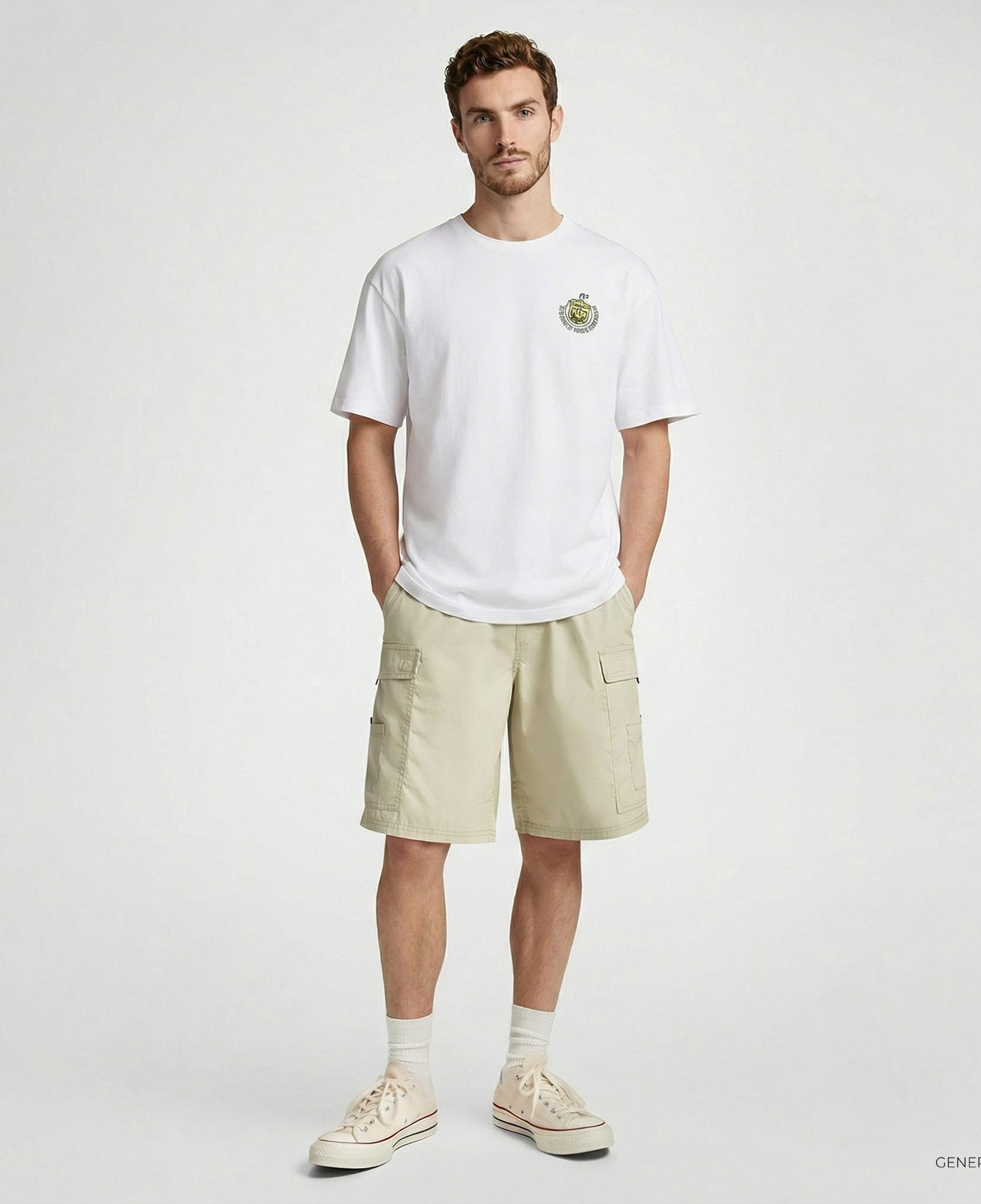 Converse Erkek Beyaz T-Shirt