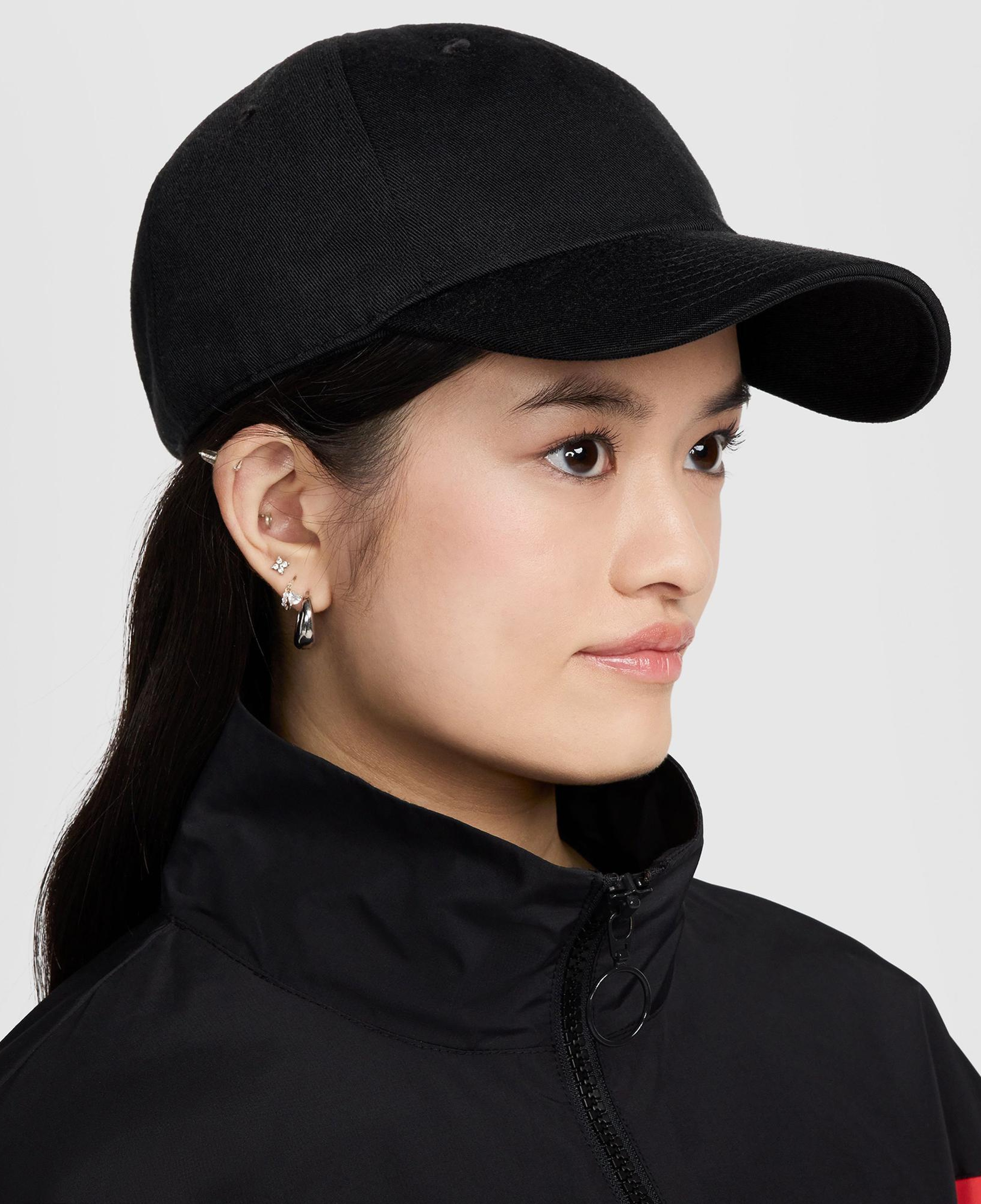 Nike Club Swoosh Unisex Siyah Şapka