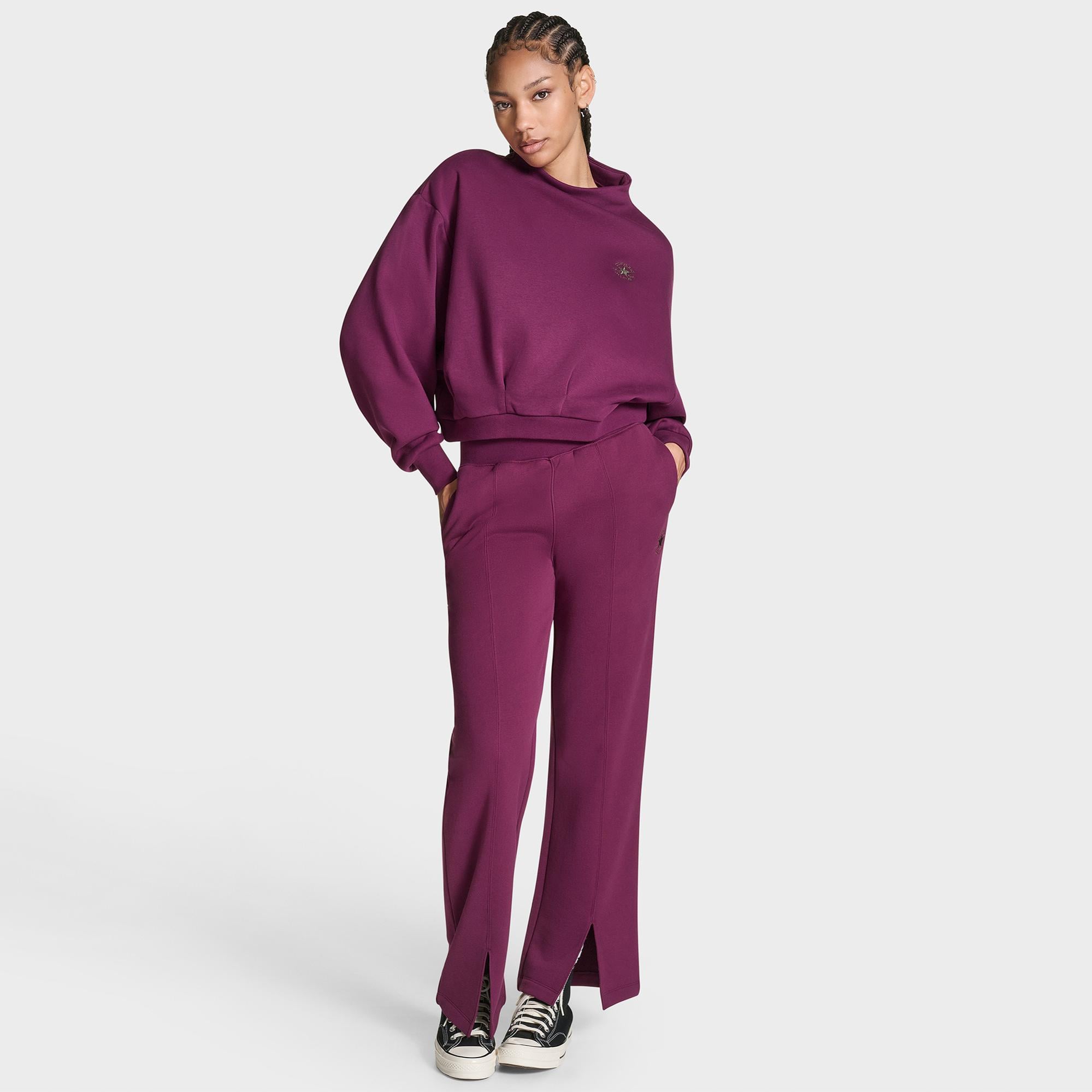 Converse Kadın Mor Sweatshirt