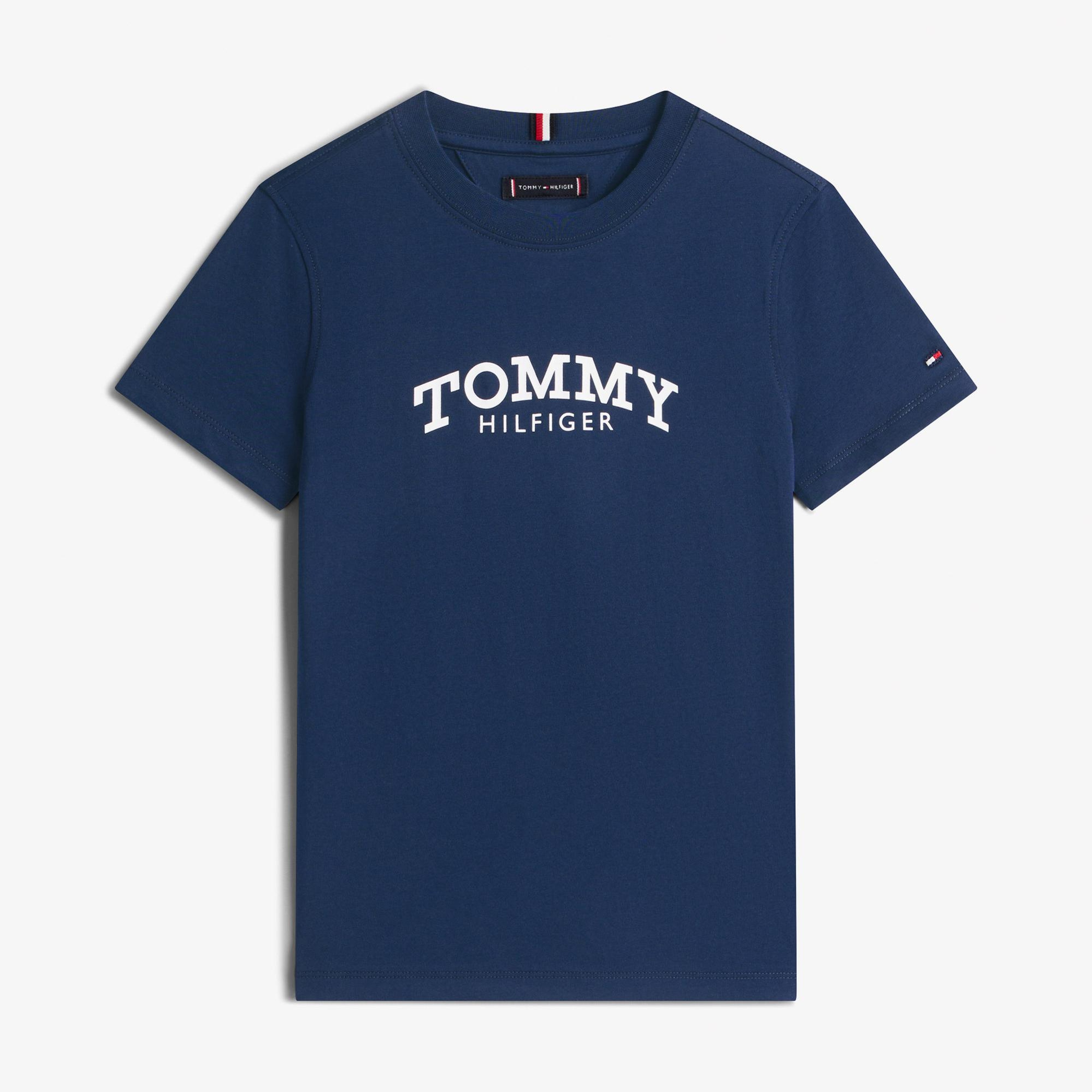 Tommy Hilfiger Monotype Çocuk Lacivert T-Shirt