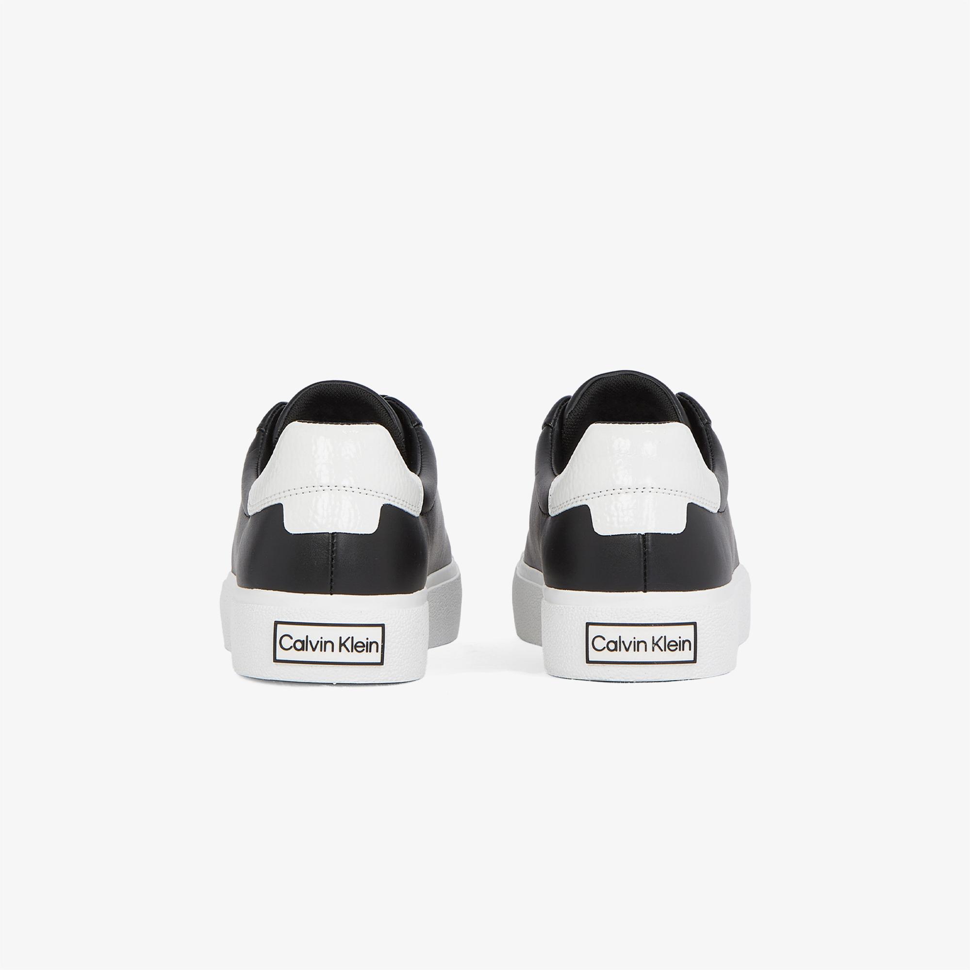 Calvin Klein Lace Up Texture Kadın Siyah Sneaker