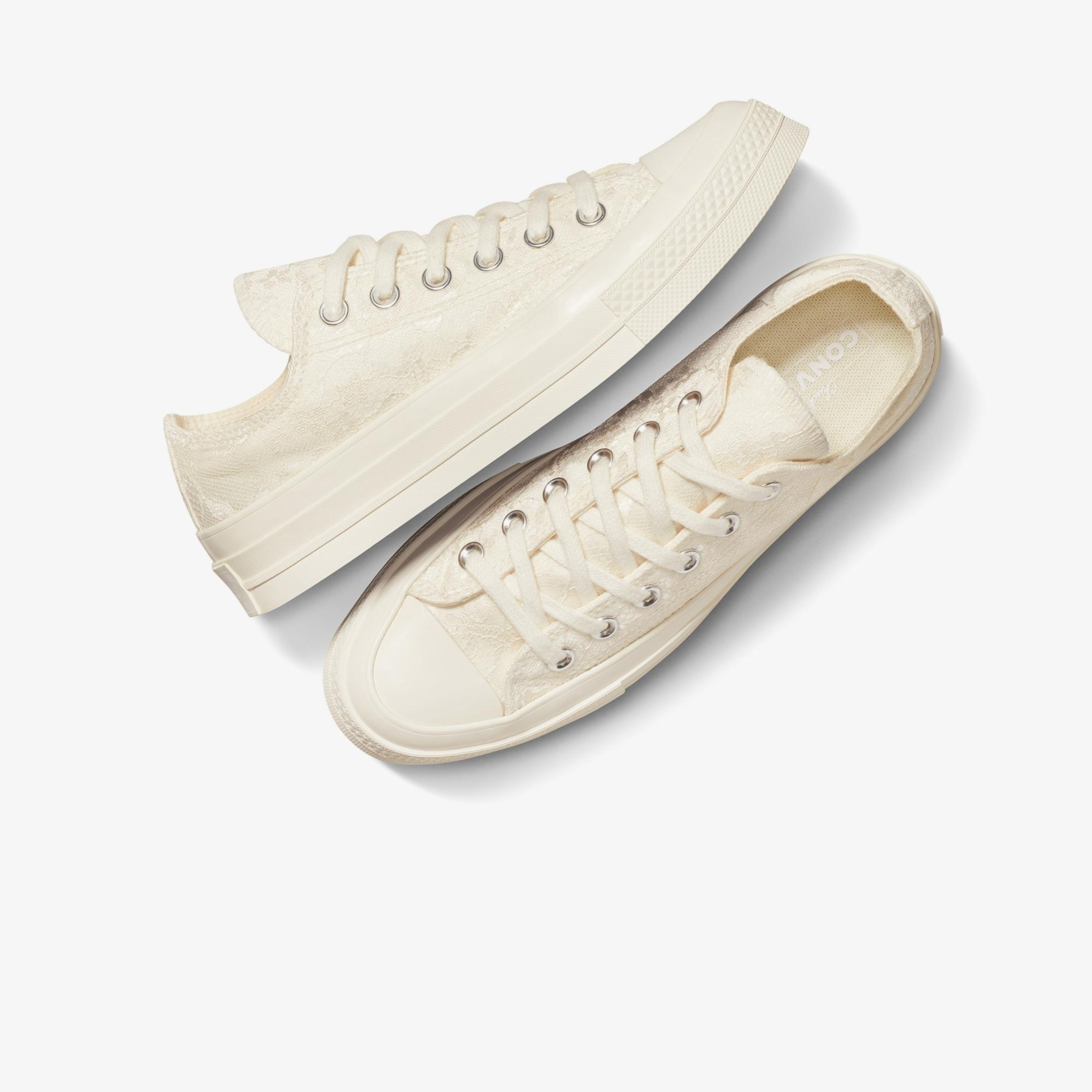 Converse Chuck 70 Kadın Krem Dantelli Sneaker