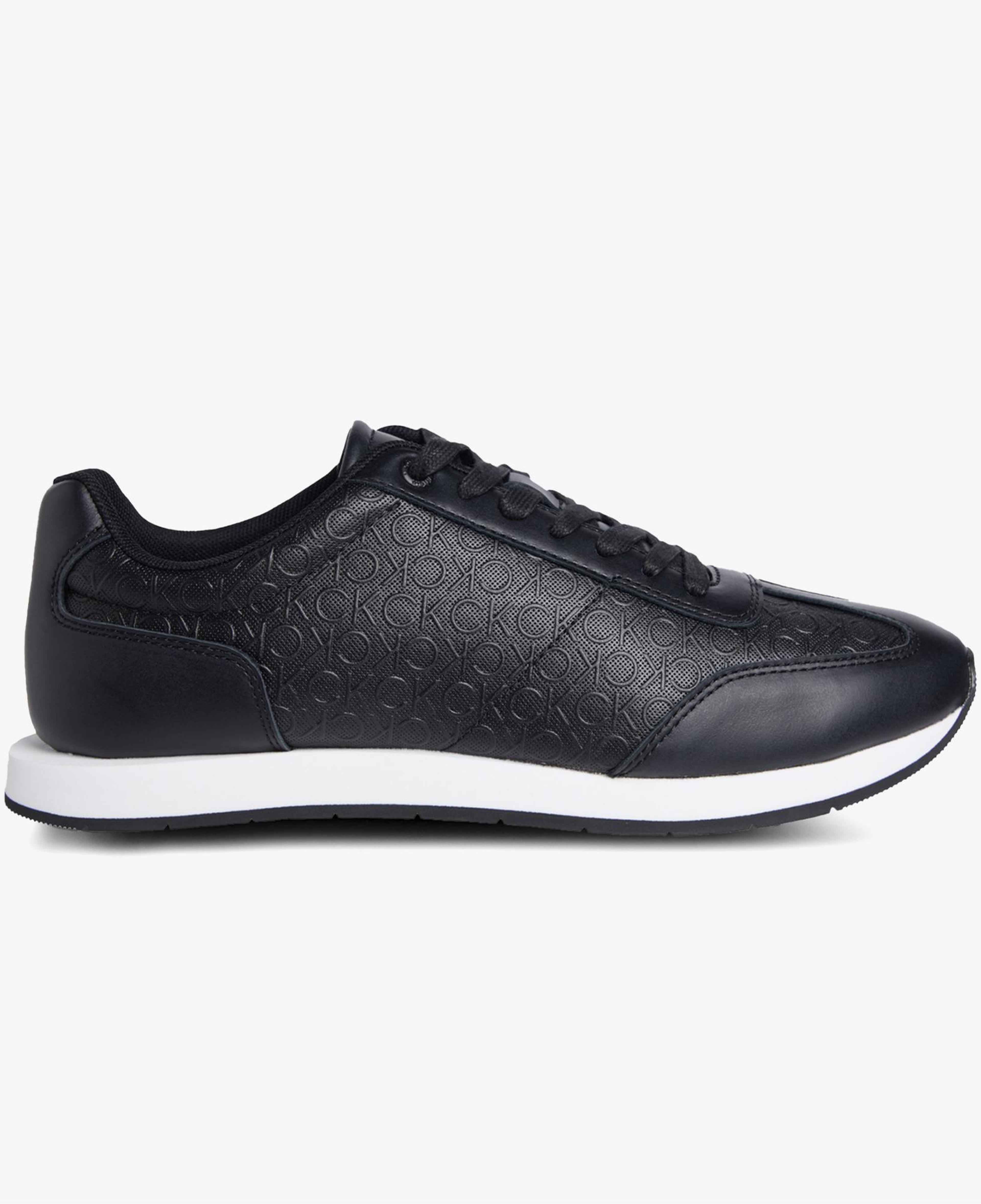 Calvin Klein Runn Lace up Mono Erkek Siyah Sneaker