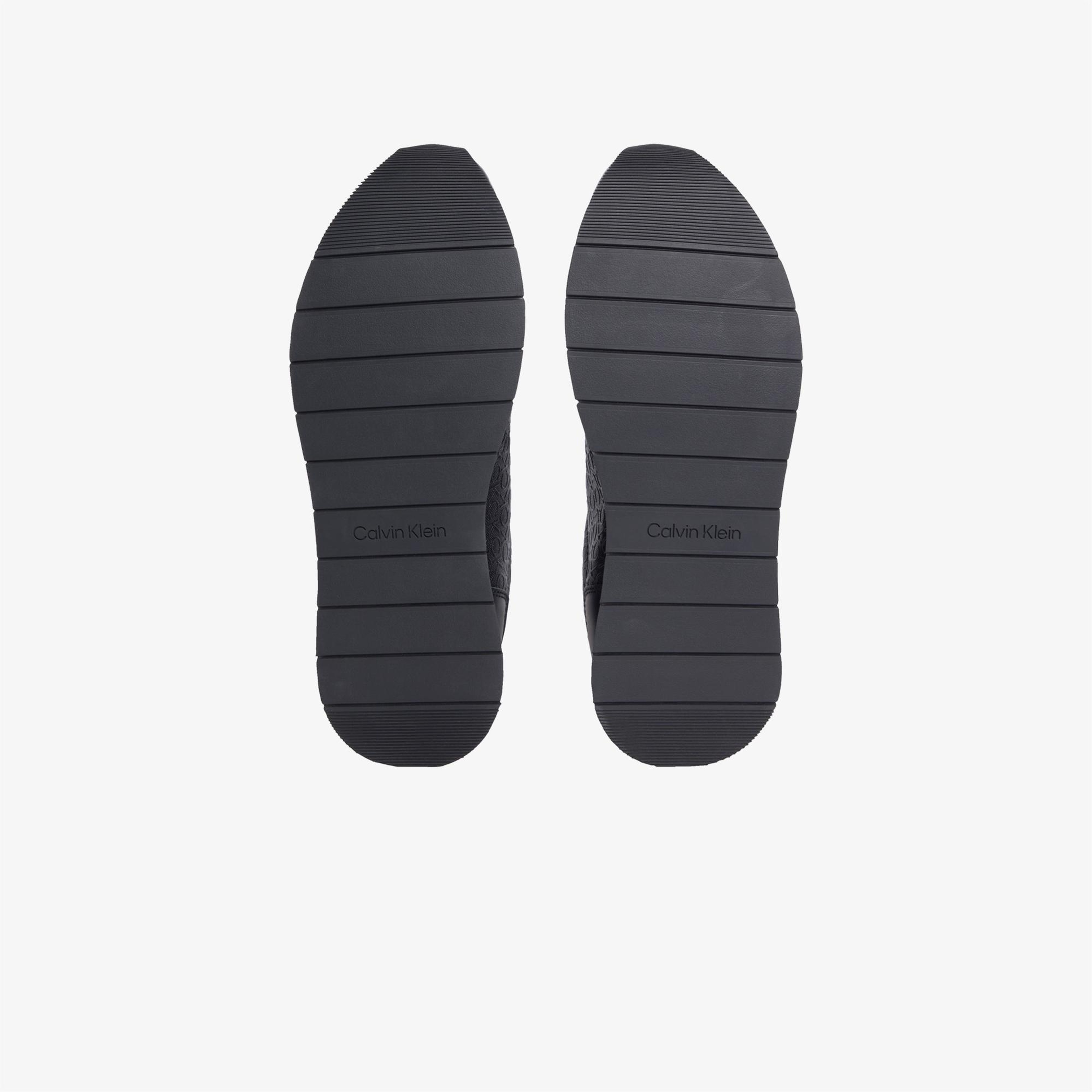 Calvin Klein Runn Lace up Mono Erkek Siyah Sneaker