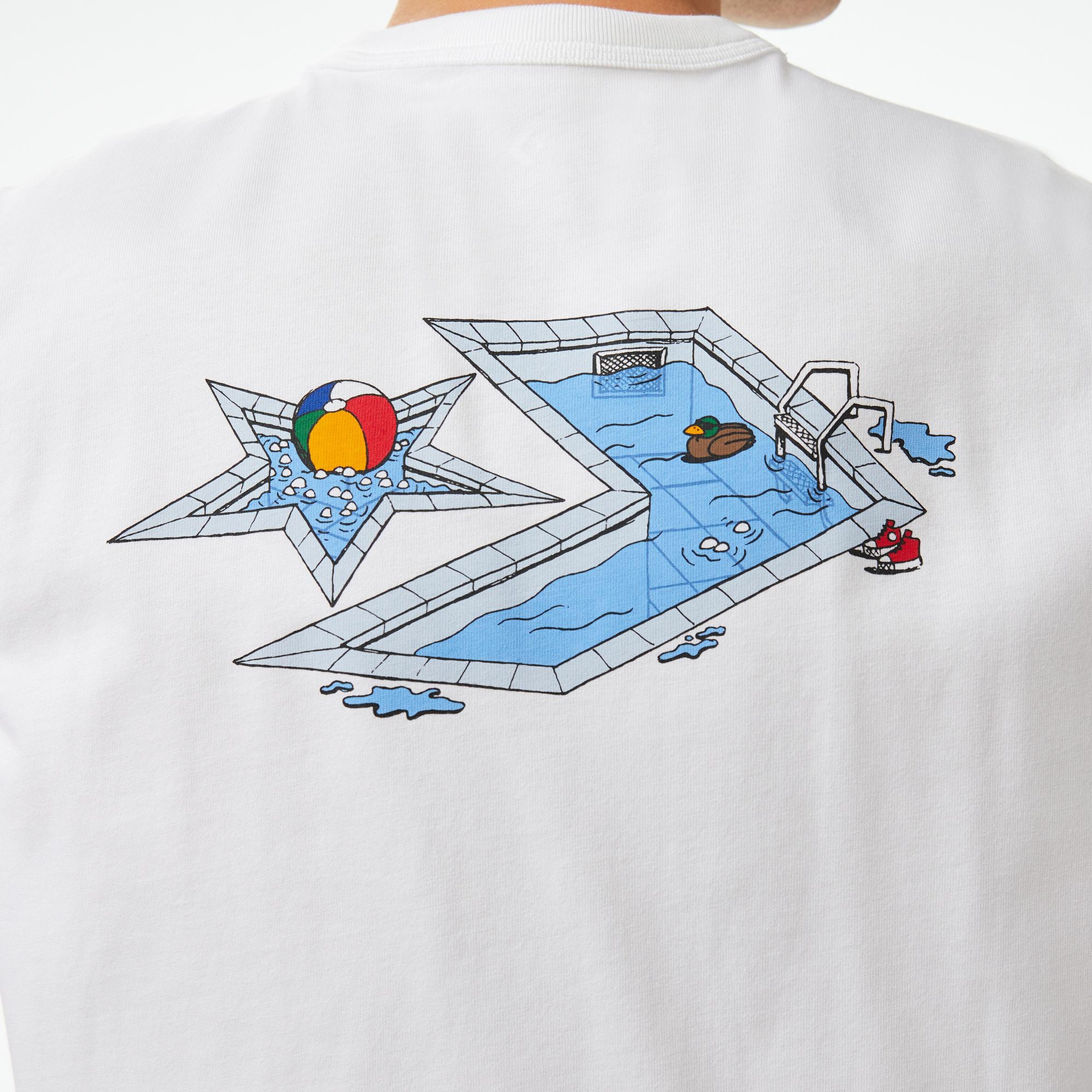 Converse Erkek Beyaz T-Shirt