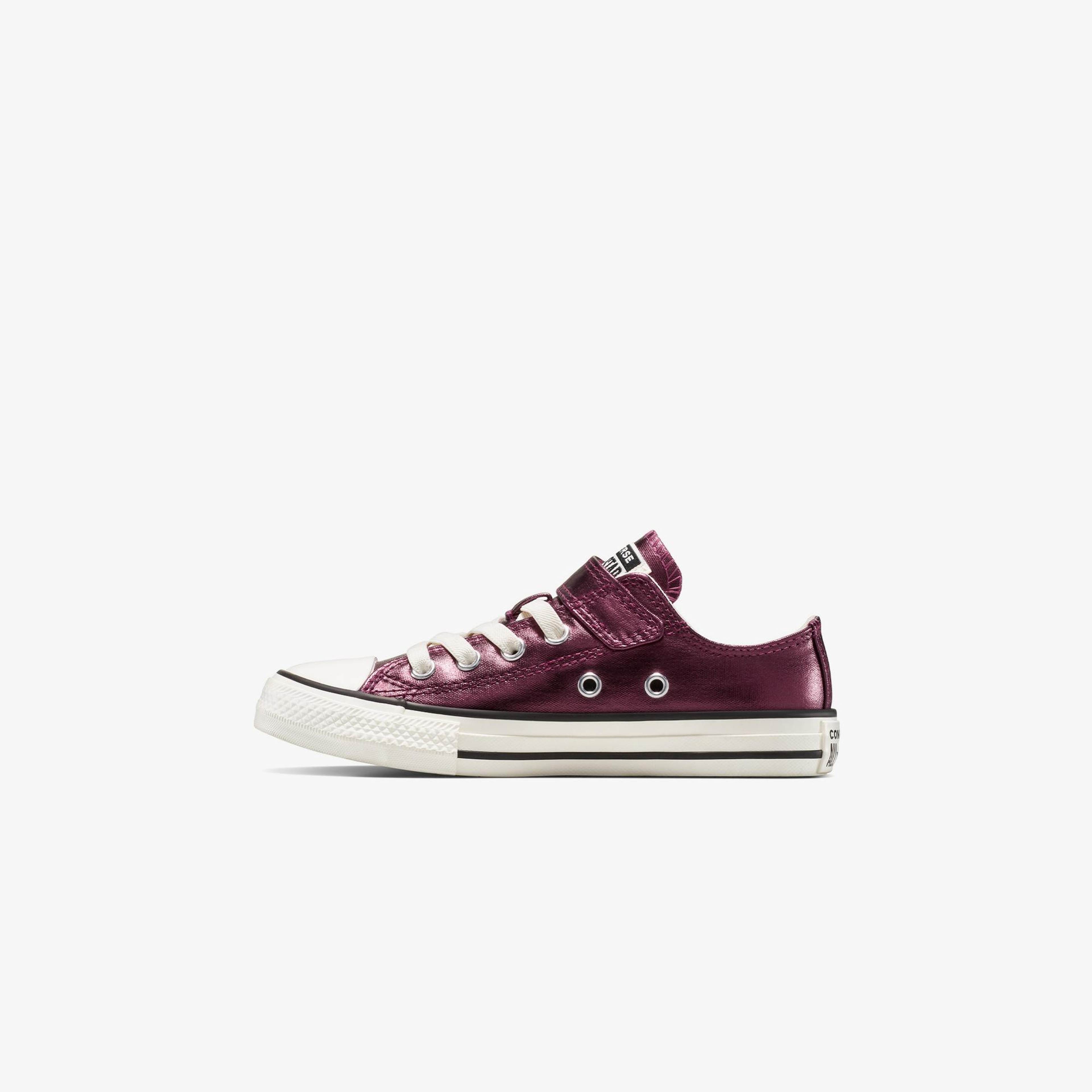 Converse Chuck Taylor All Star Metallic Çocuk Bordo Sneaker