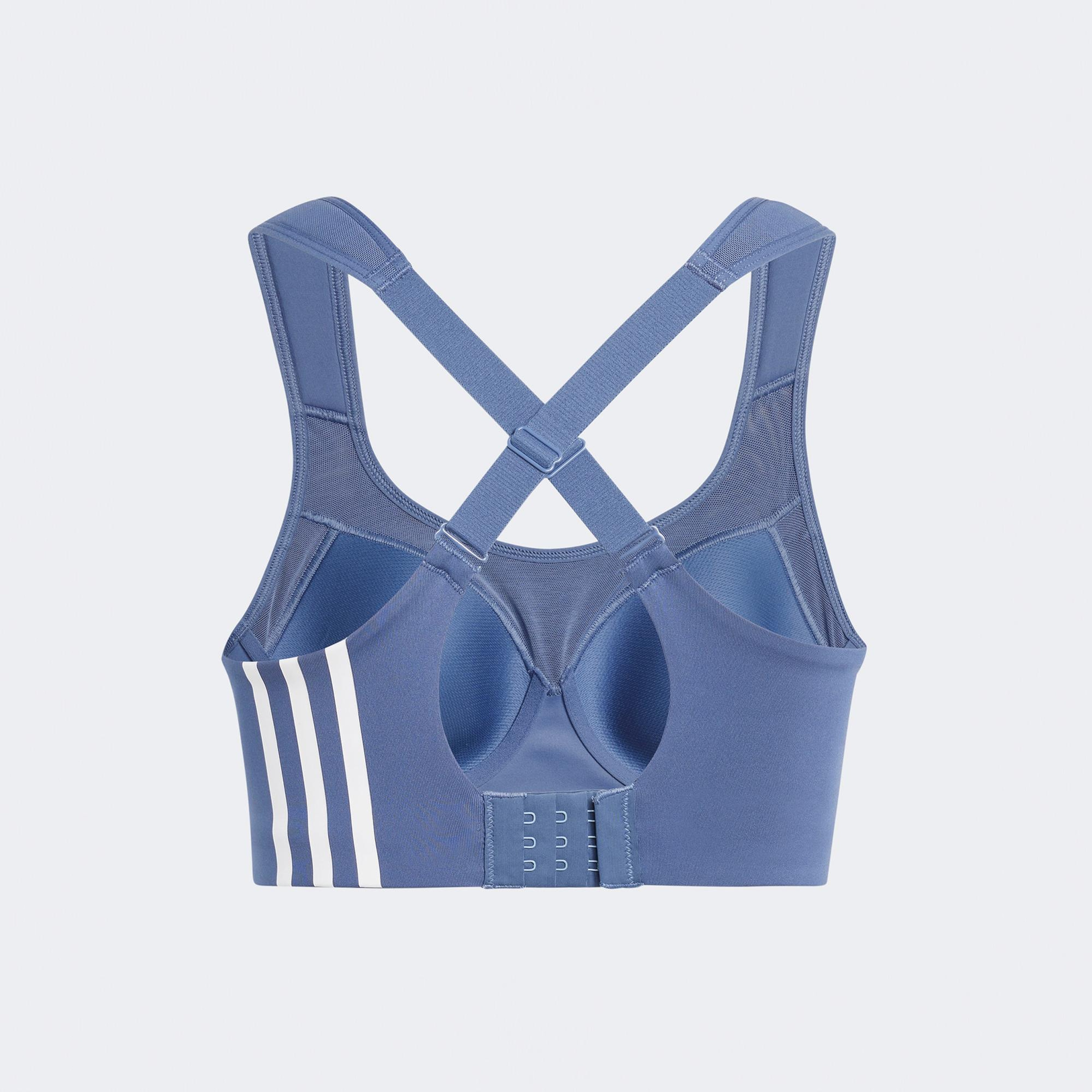 adidas TLRD İmpact Training High Support Kadın Mavi Bra