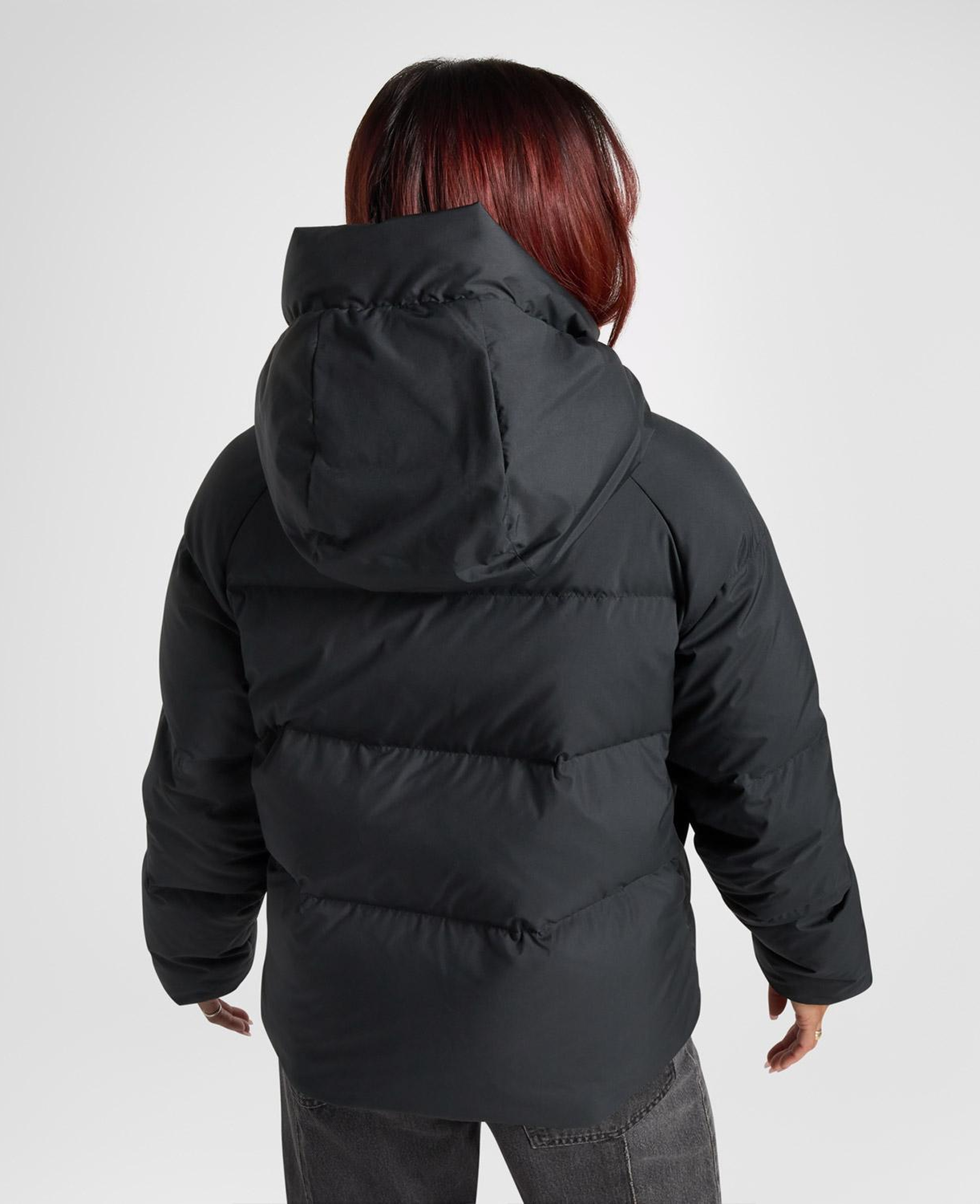 Converse Classic Kadın Kapüşonlu Siyah Ceket