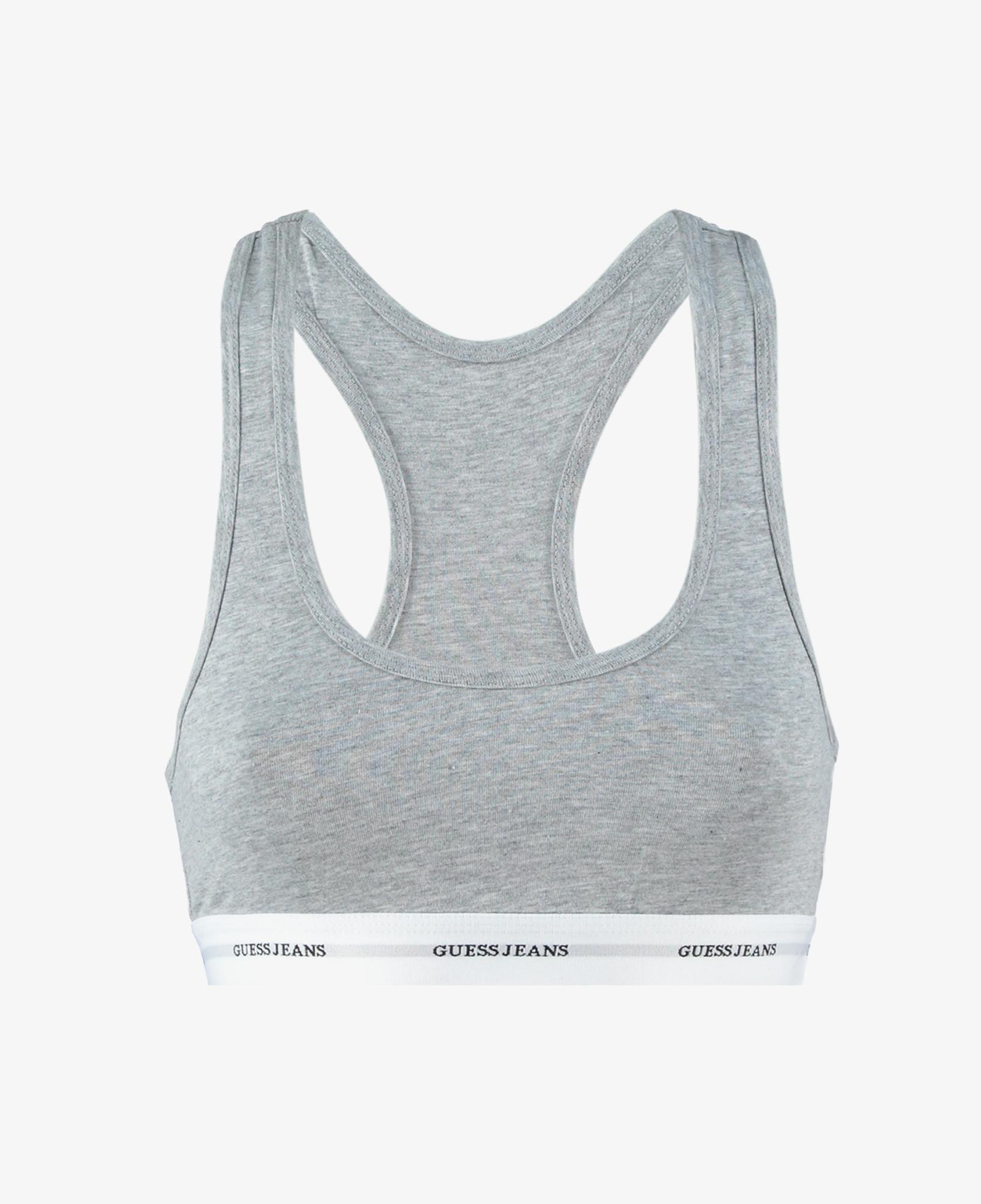 Guess Triangle Eco Cuddle Jersey Kadın Gri Sütyen