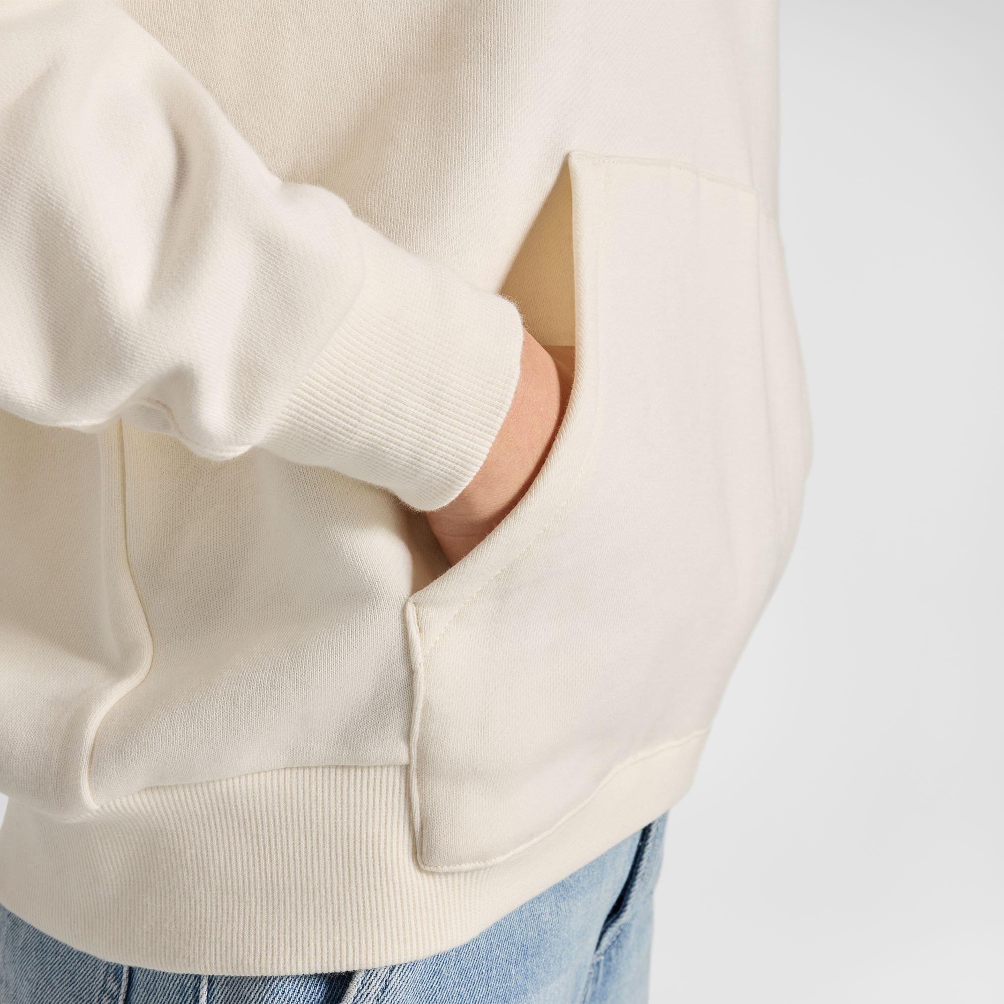 Converse Kadın Oversize Fit Krem Hoodie