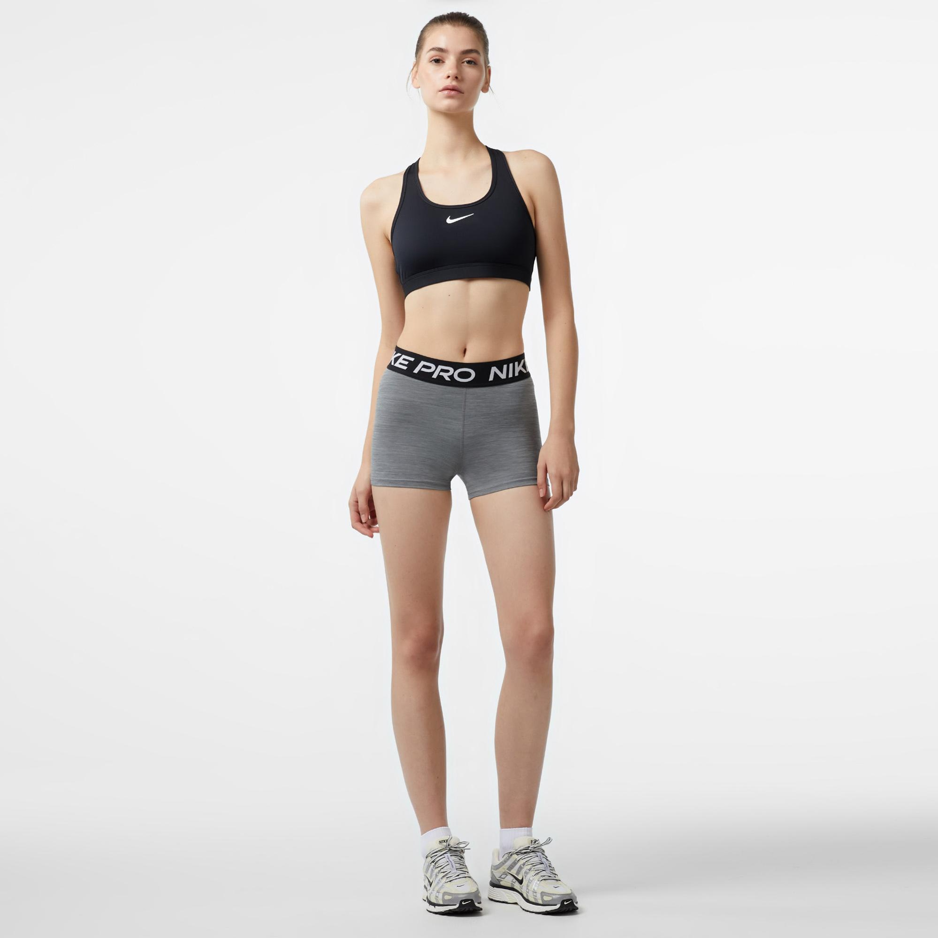 Nike Swoosh Med Sport Kadın Siyah Bra