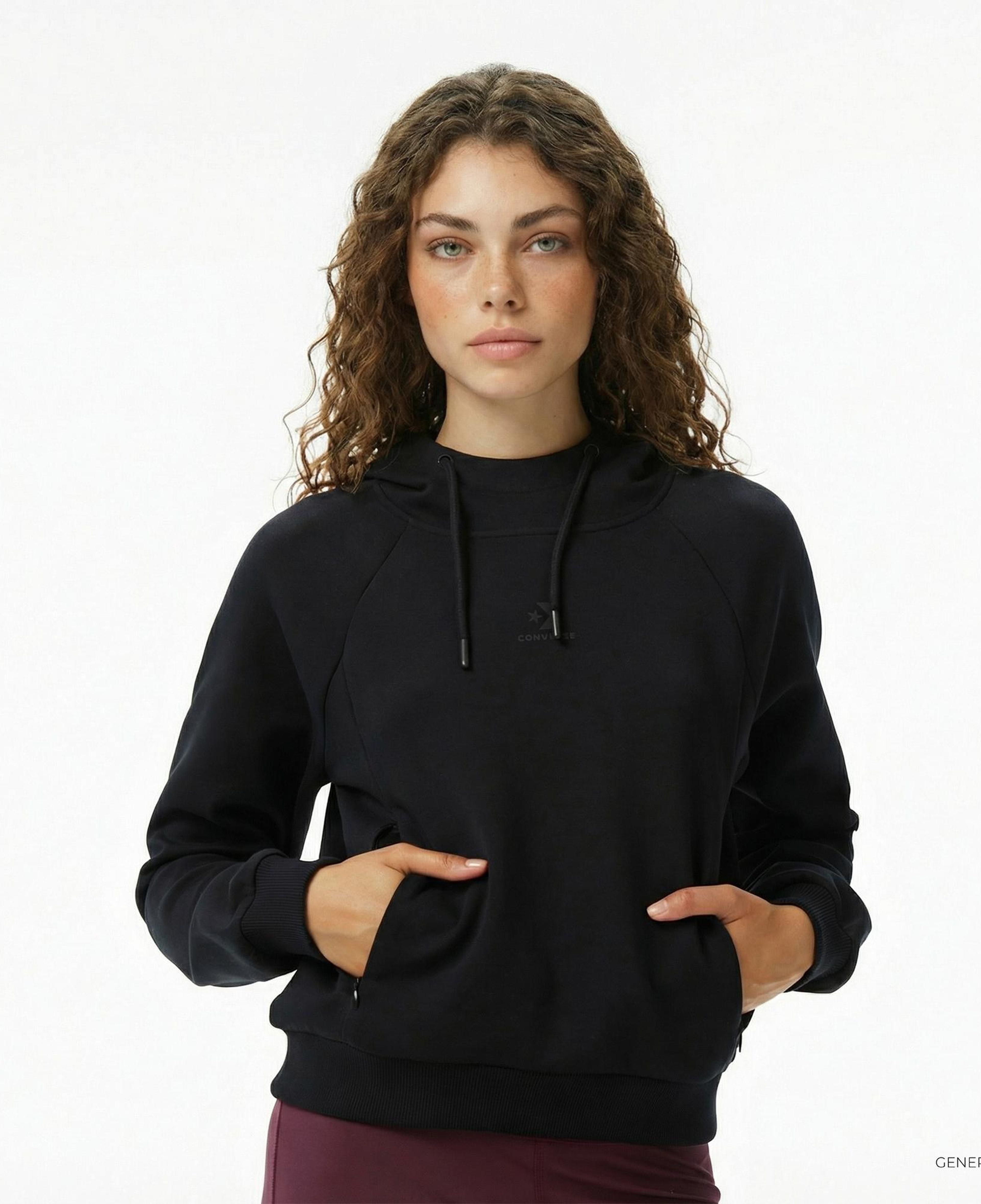 Converse Kadın Siyah Sweatshirt