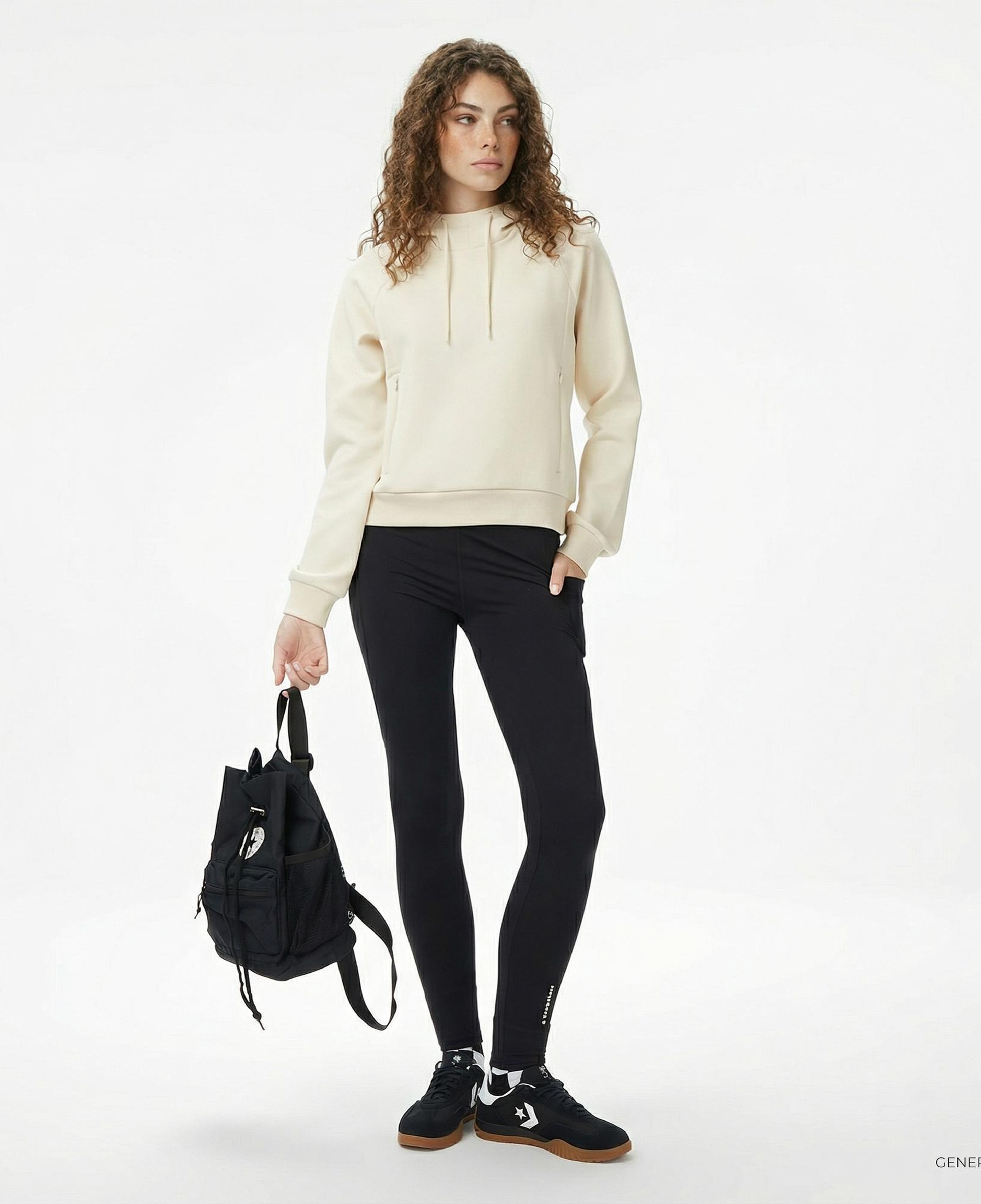 Converse Kadın Krem Sweatshirt