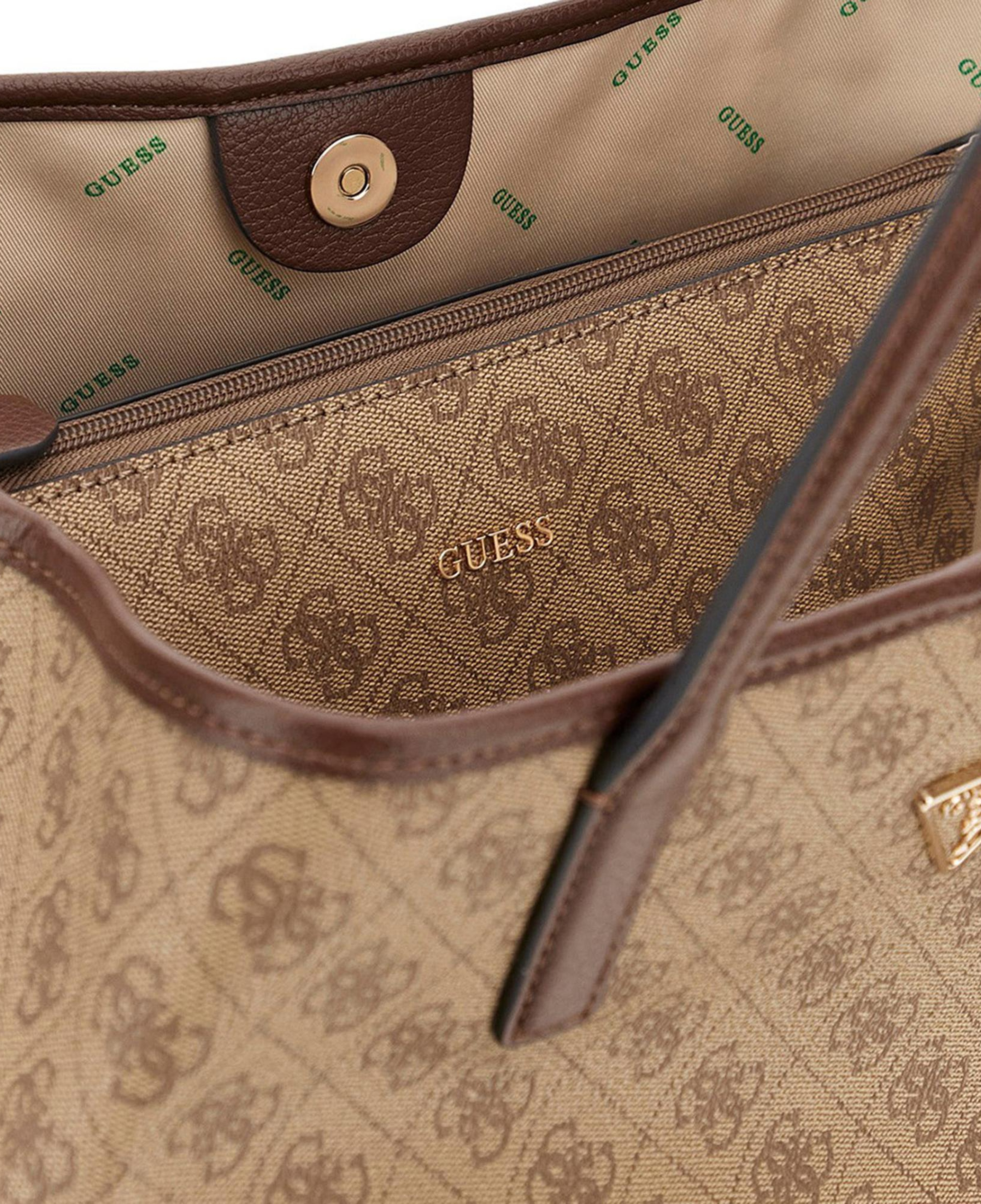 Guess Erica Tote Kadın Kahverengi Omuz Çantası