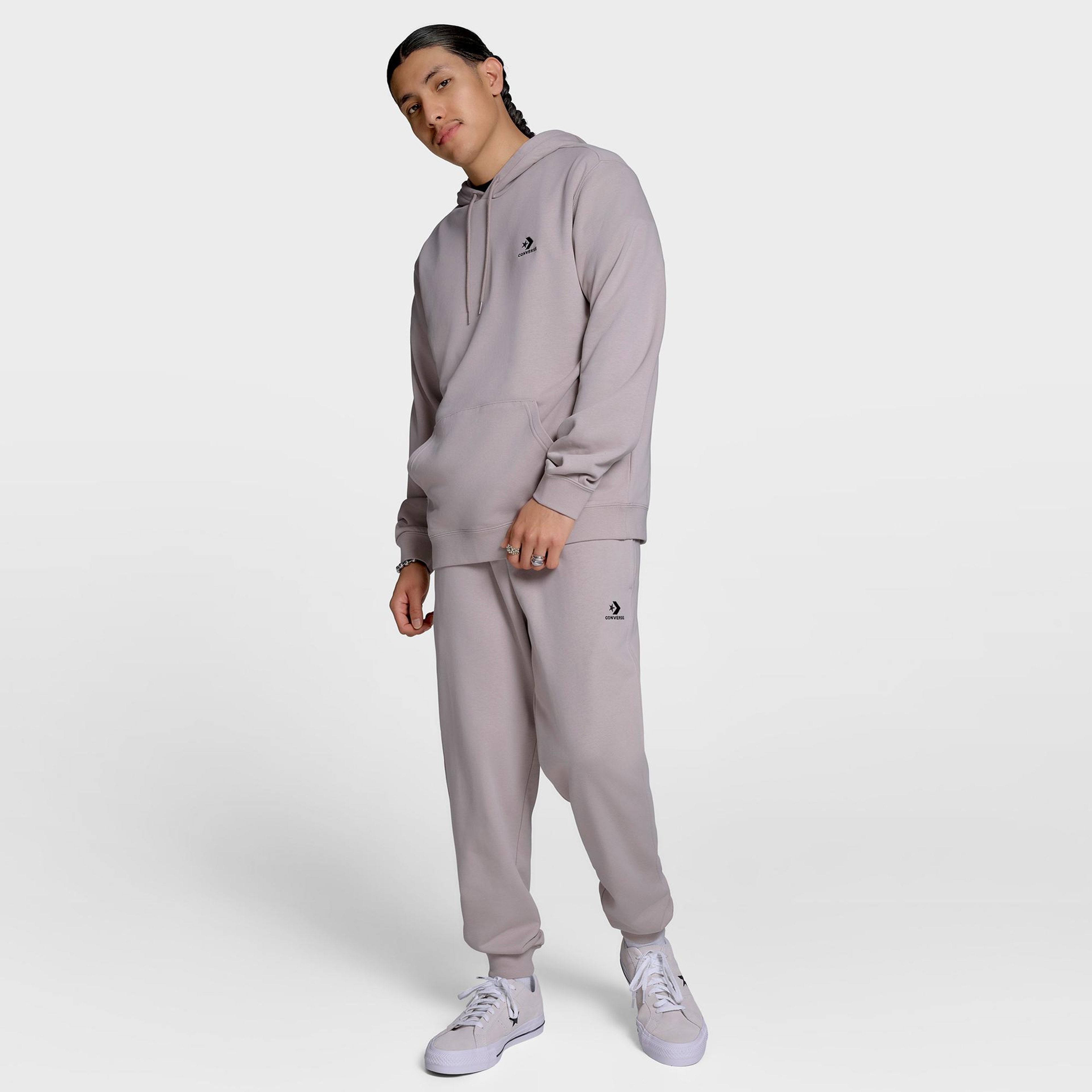 Converse Unisex Gri Sweatshirt