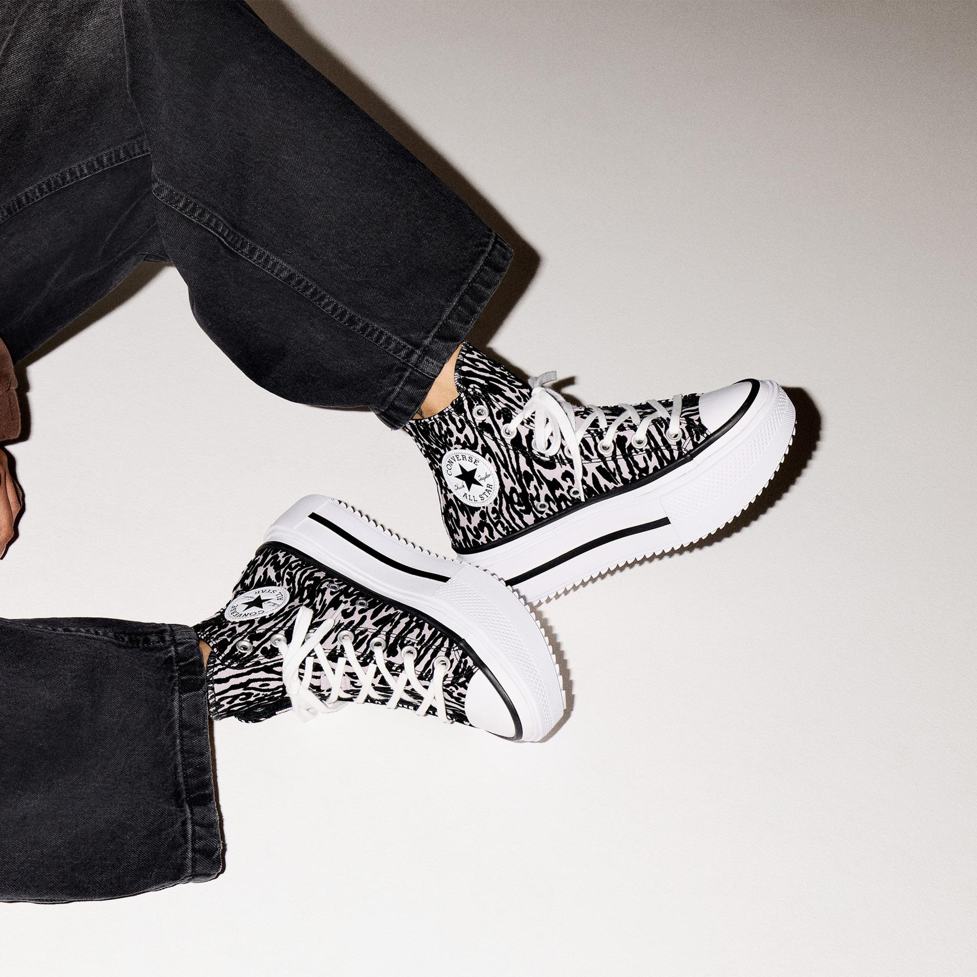 Converse Chuck Taylor All Star Lift Double Stack Unisex Siyah Sneaker