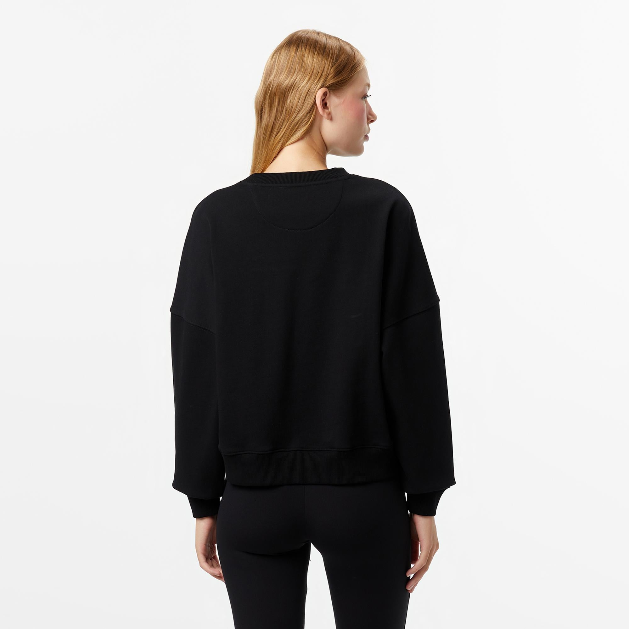 Guess Rachele Kadın Siyah Sweatshirt