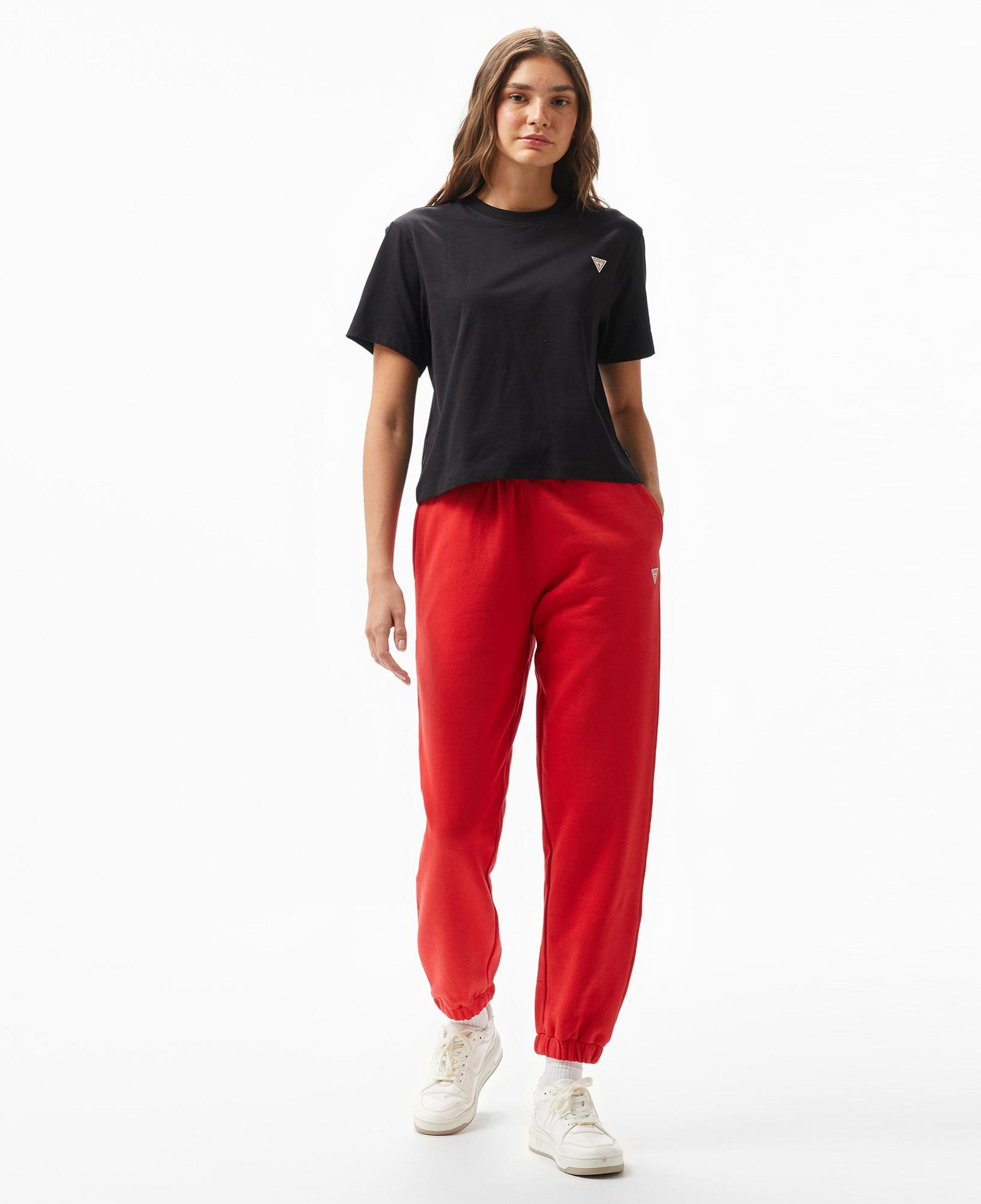 Guess Boxy Mini Kadın Siyah T-Shirt