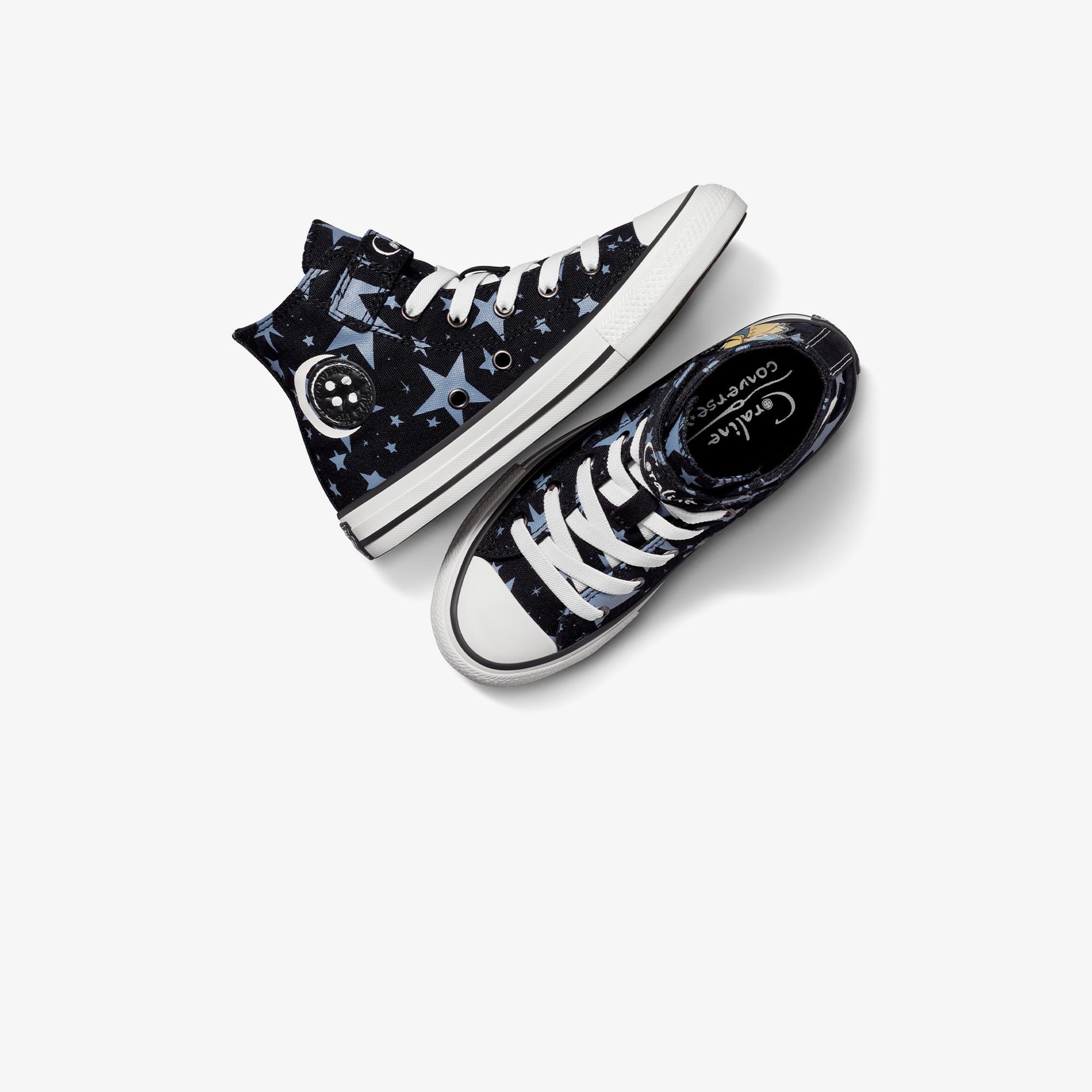 Converse x Coraline Chuck Taylor All Star 1V Çocuk Siyah Sneaker