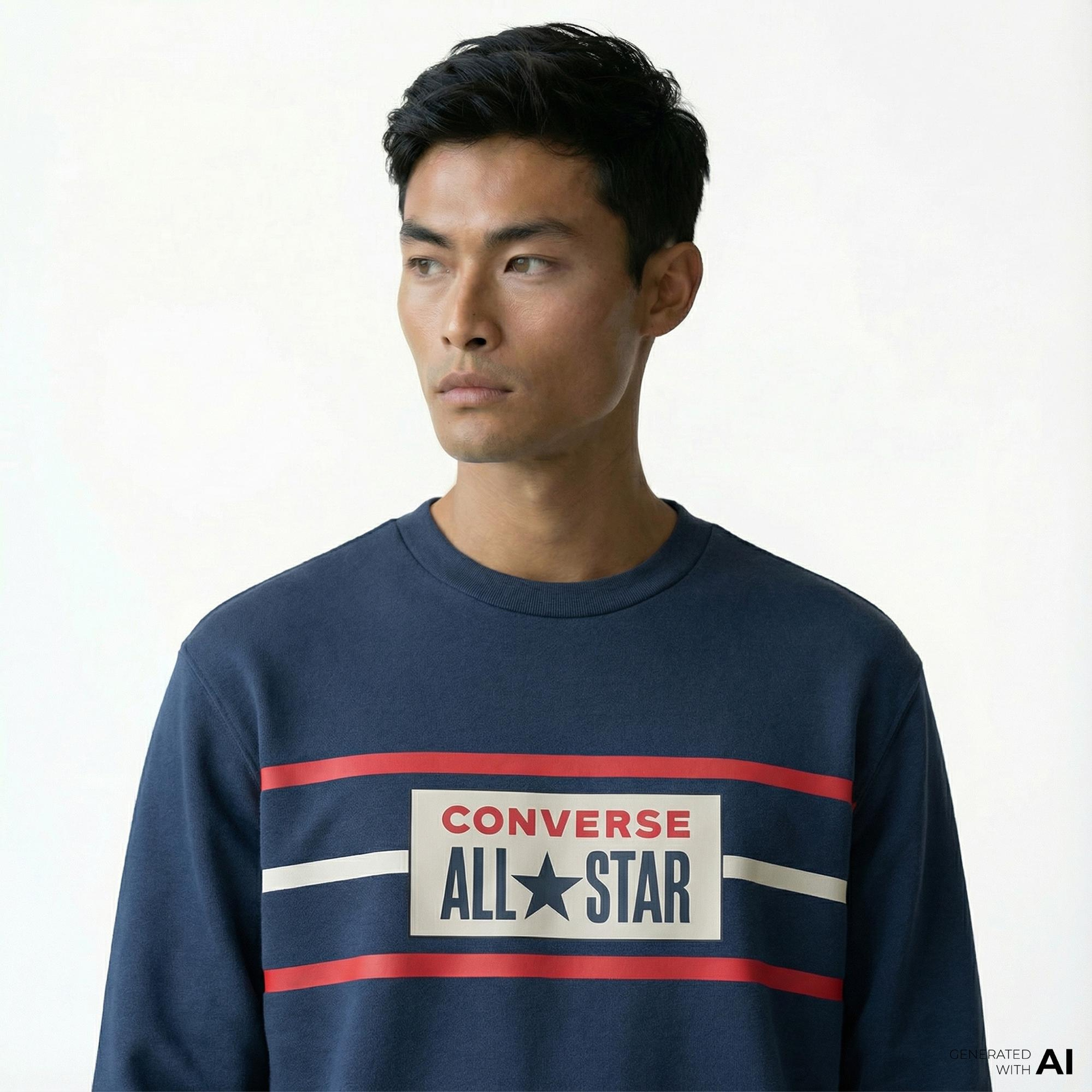 Converse Erkek Lacivert Sweatshirt