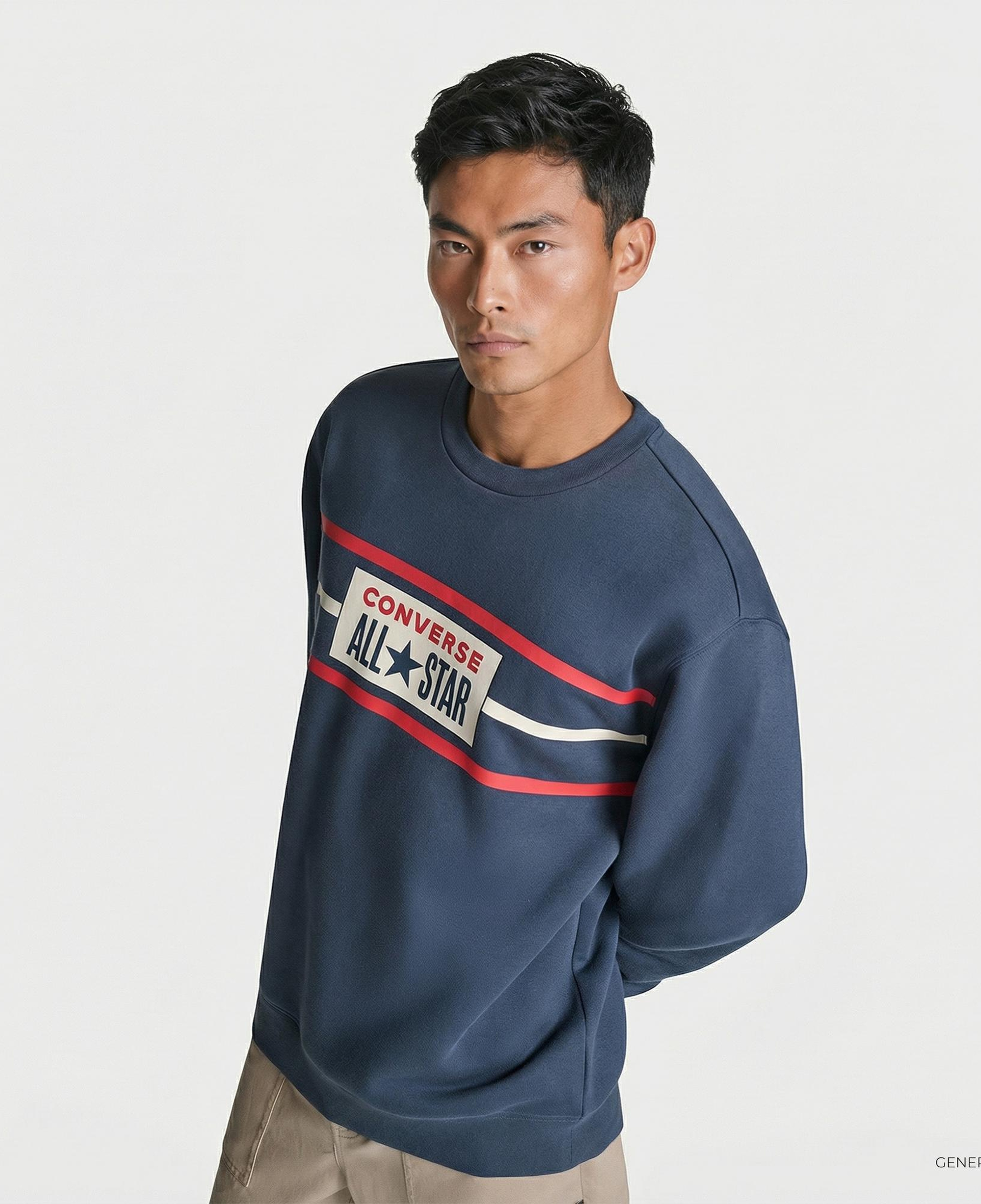 Converse Erkek Lacivert Sweatshirt