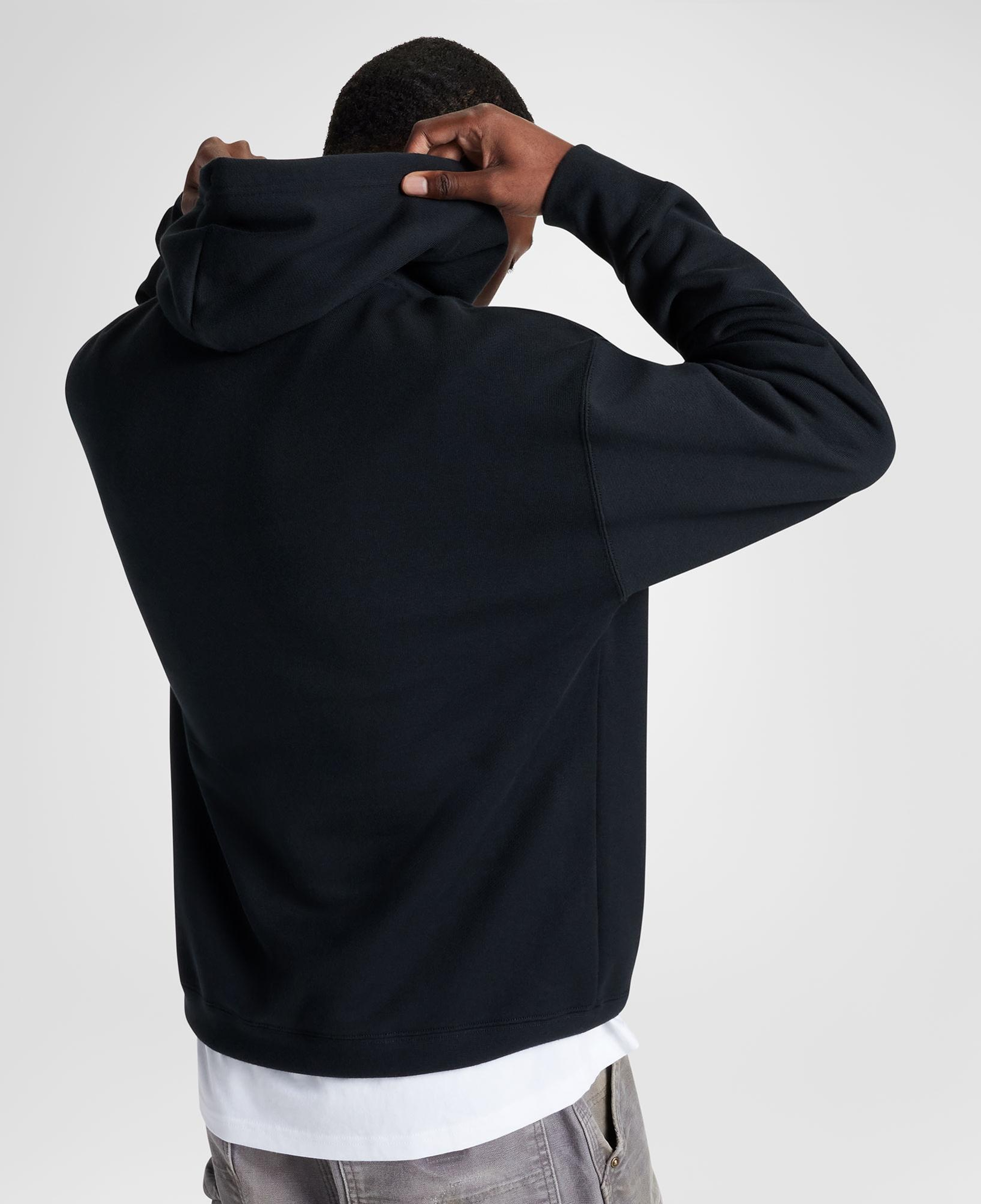 Converse Erkek Loose Fit Siyah Hoodie