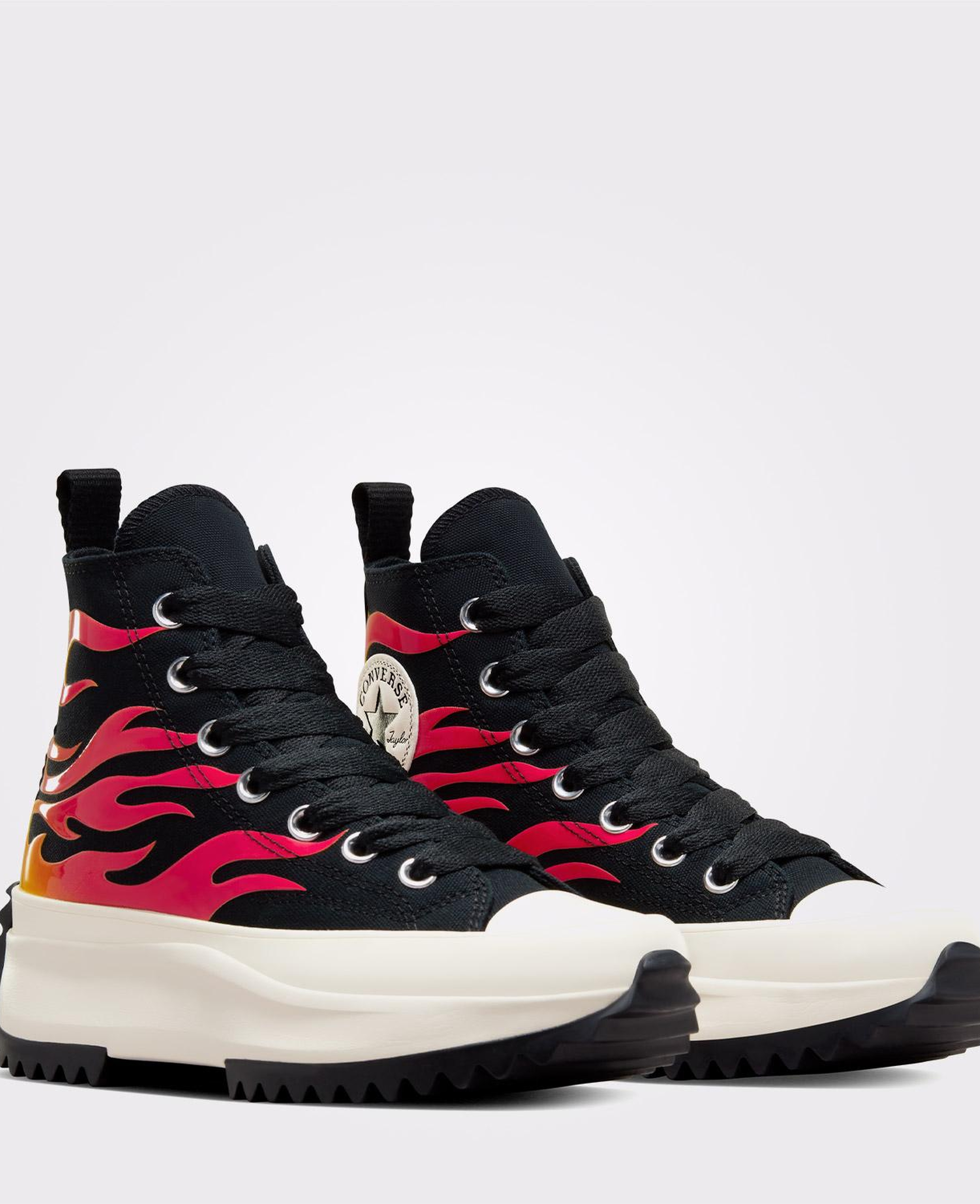 Converse Run Star Hike Unisex Siyah Platform Sneaker