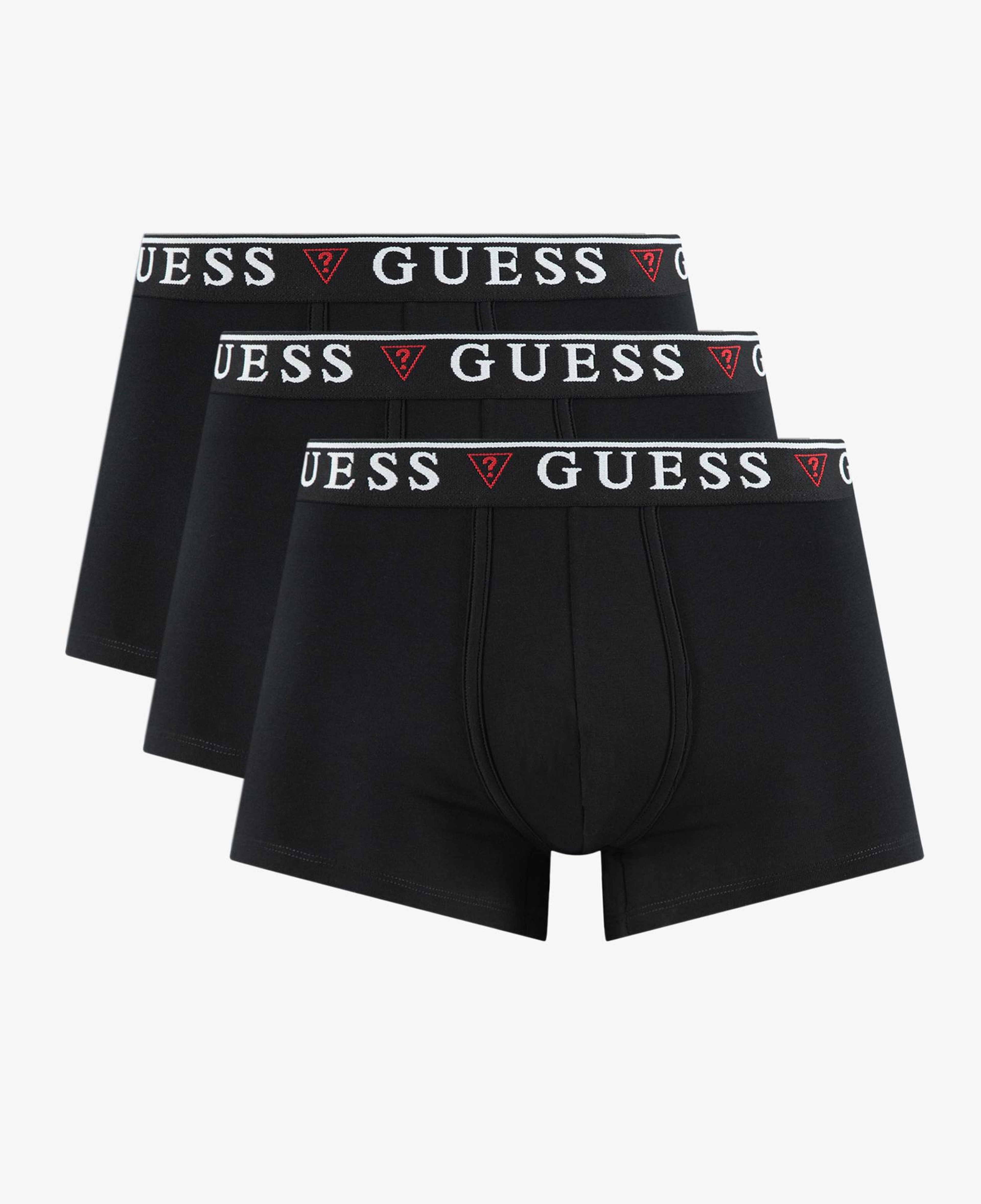 Guess Erkek Siyah 3'lü Boxer Set