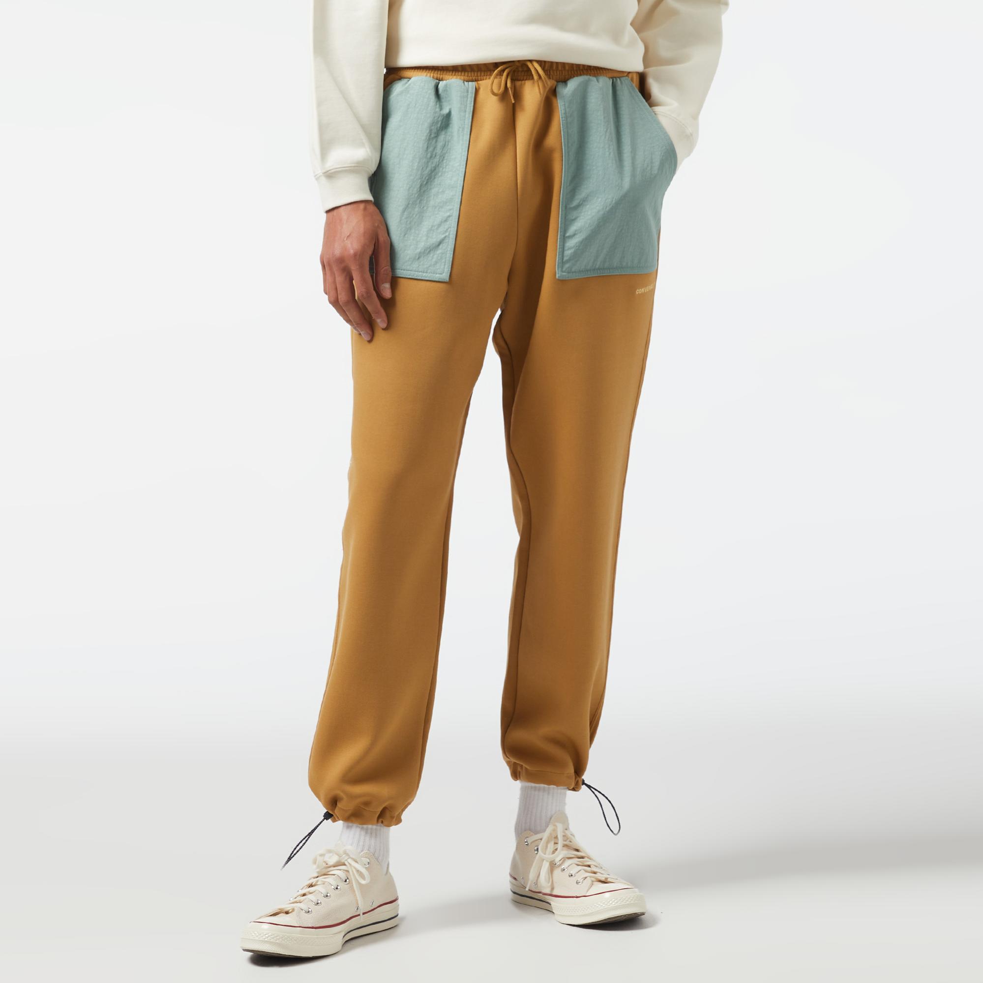 Converse Wordmark Erkek Sarı Pantolon