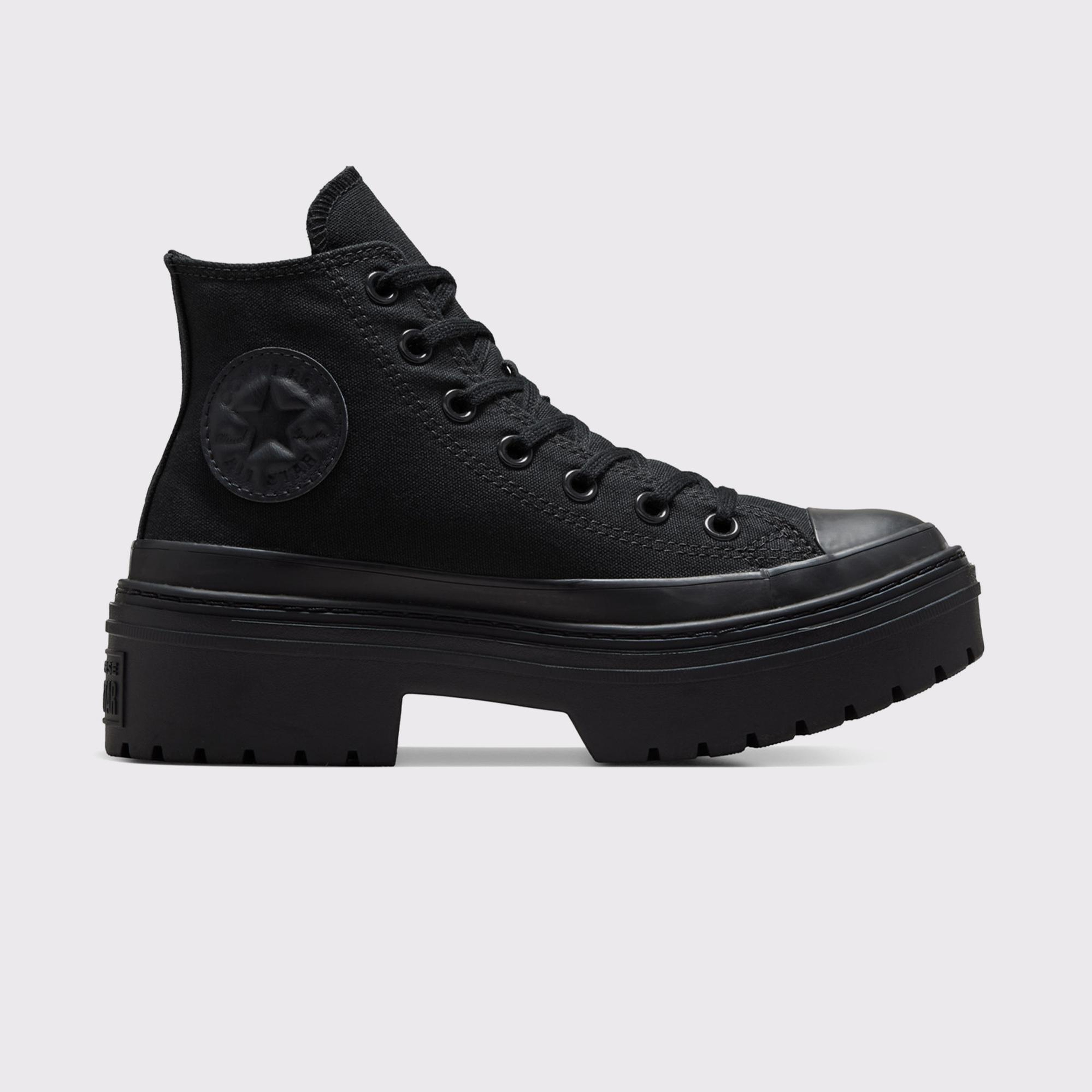 Converse Chuck Taylor All Star Lugged Heel Kadın Siyah Platform Sneaker