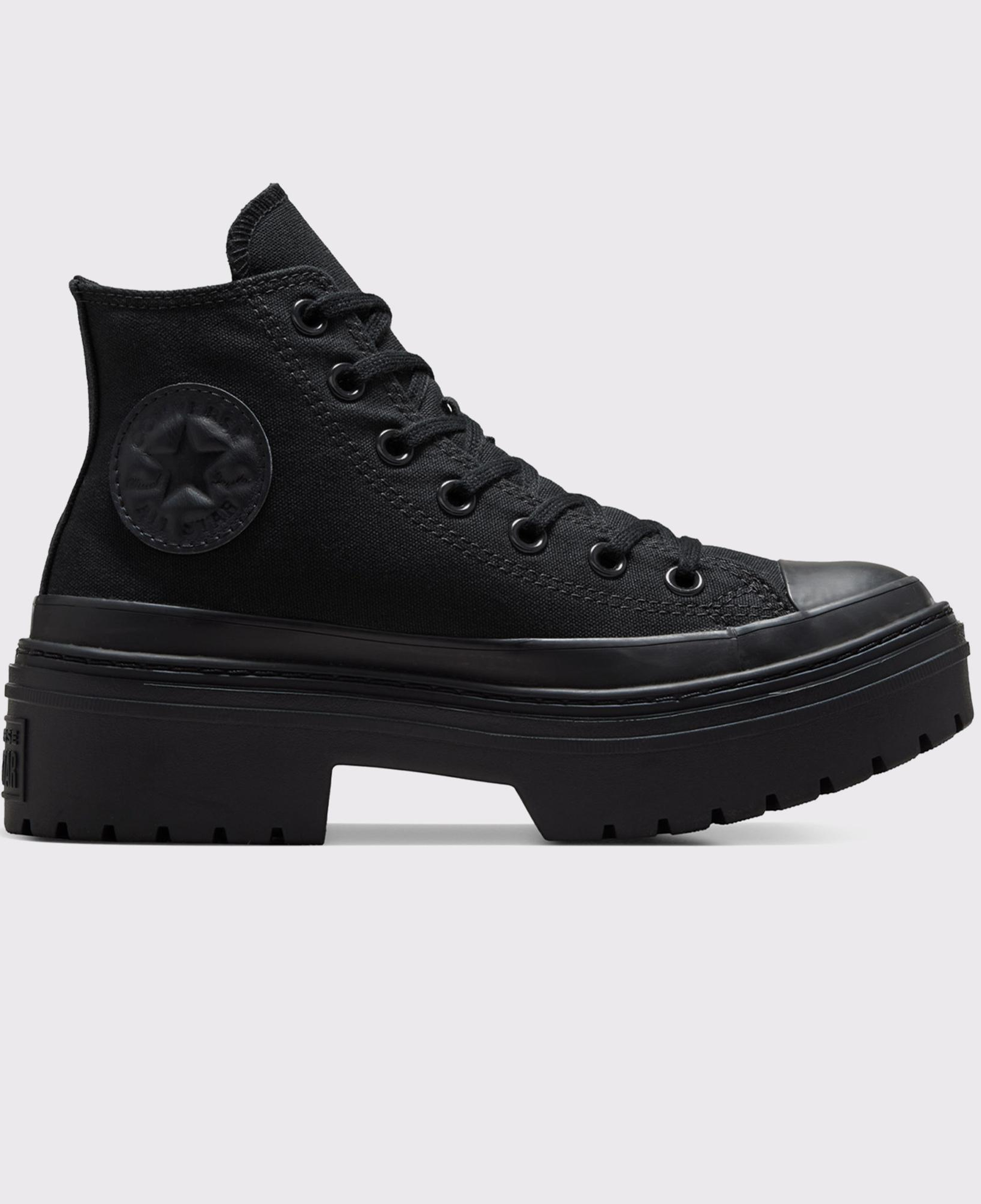 Converse Chuck Taylor All Star Lugged Heel Kadın Siyah Platform Sneaker