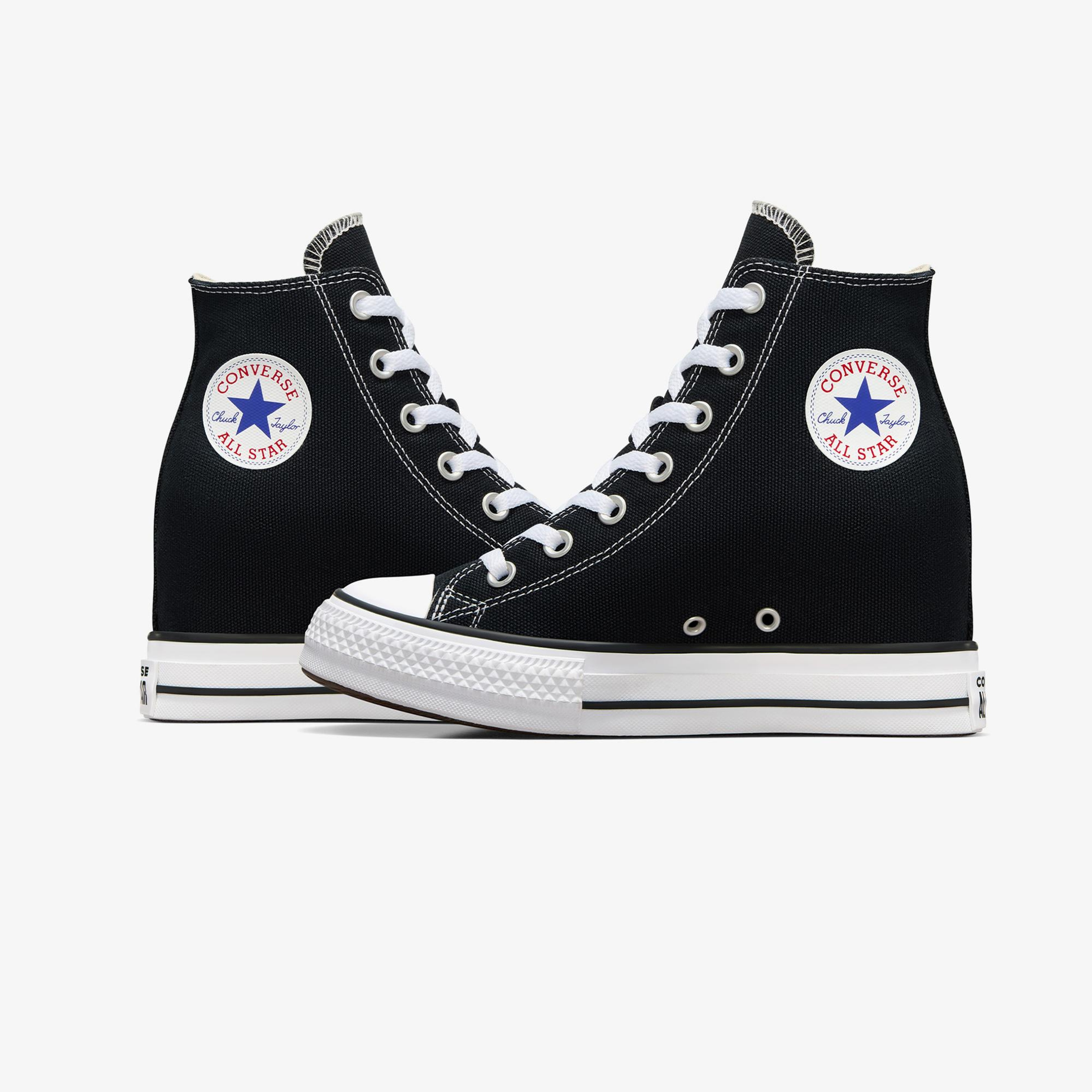 Converse Chuck Taylor All Star Wedge Kadın Siyah Platform Sneaker