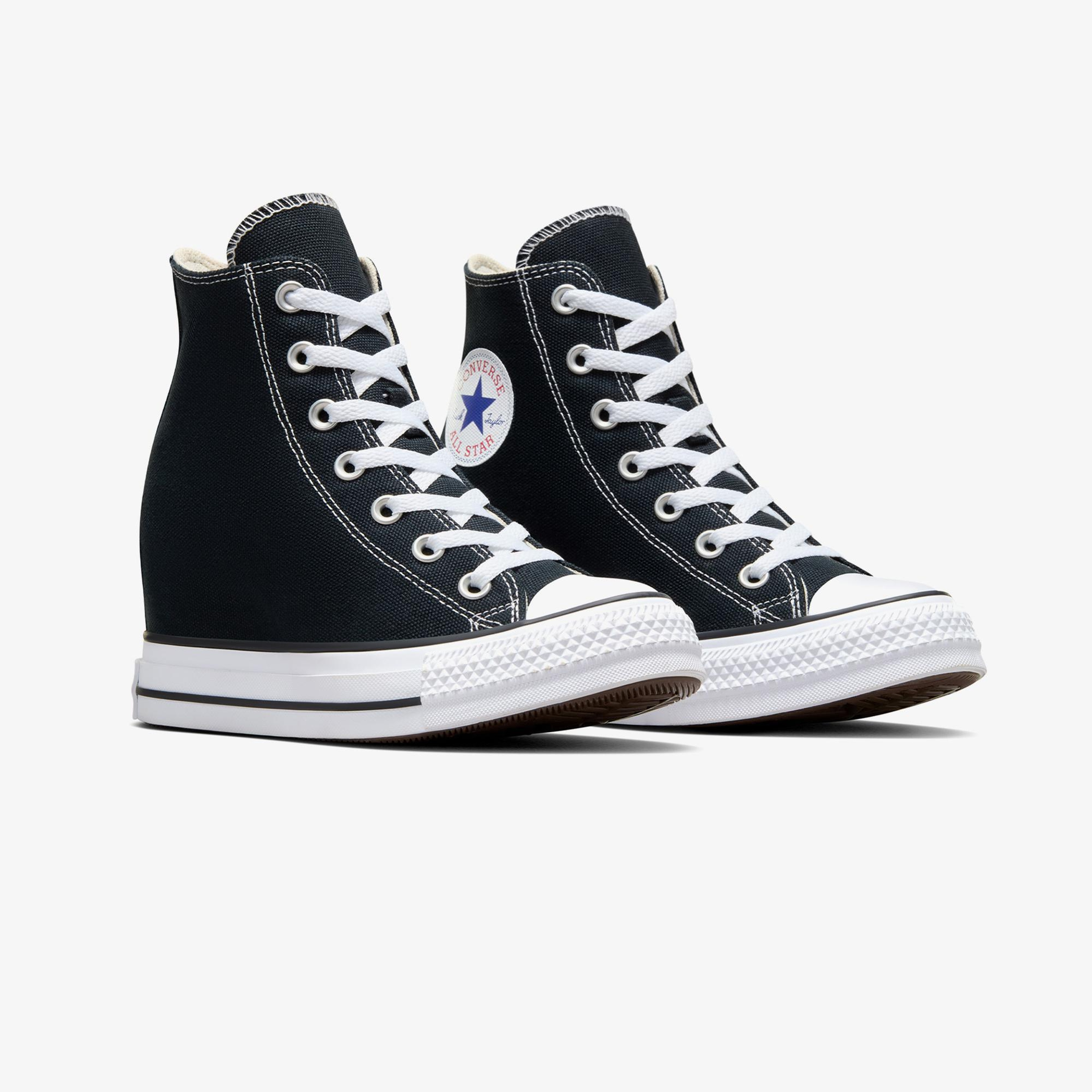 Converse Chuck Taylor All Star Wedge Kadın Siyah Platform Sneaker