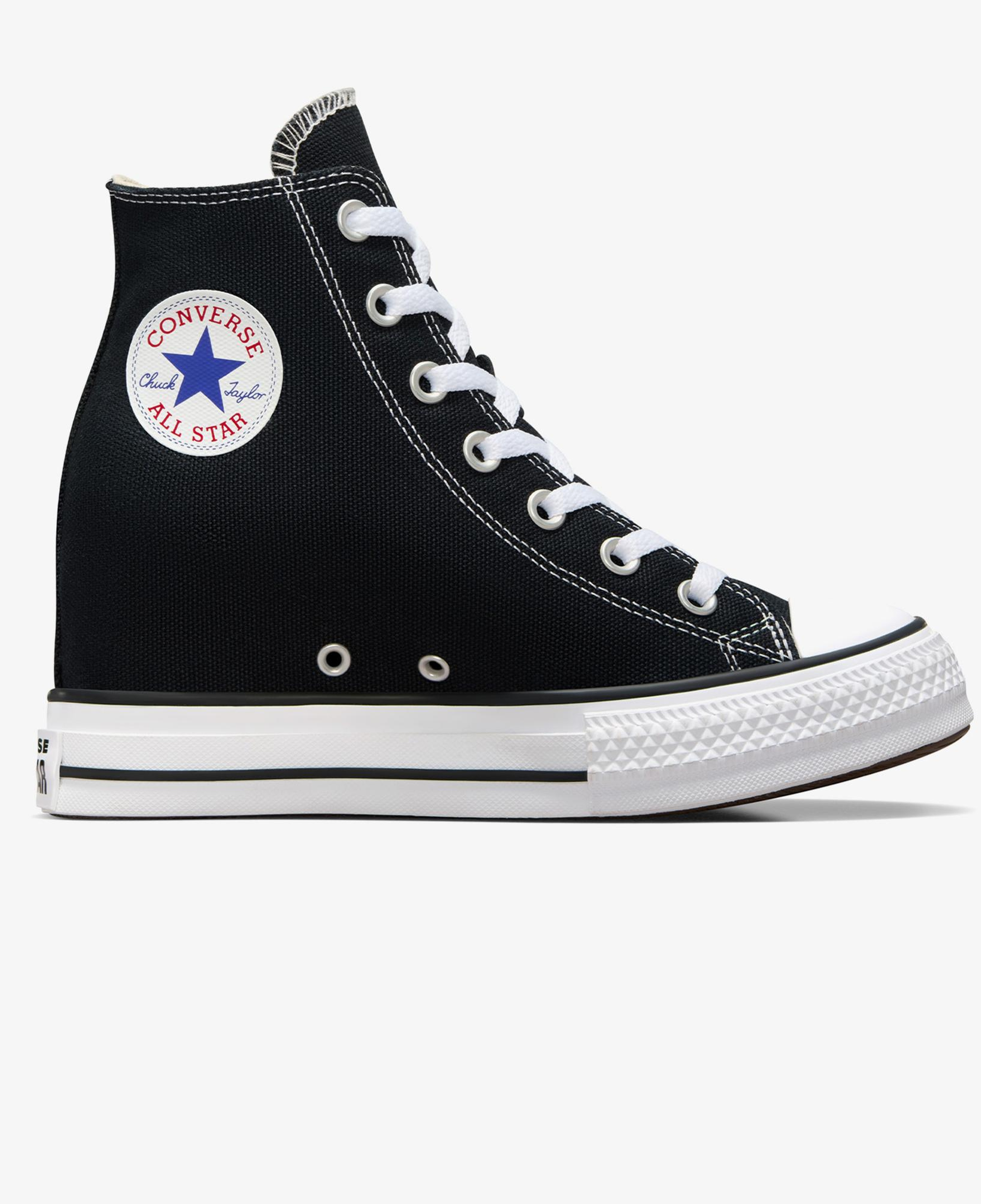 Converse Chuck Taylor All Star Wedge Kadın Siyah Platform Sneaker